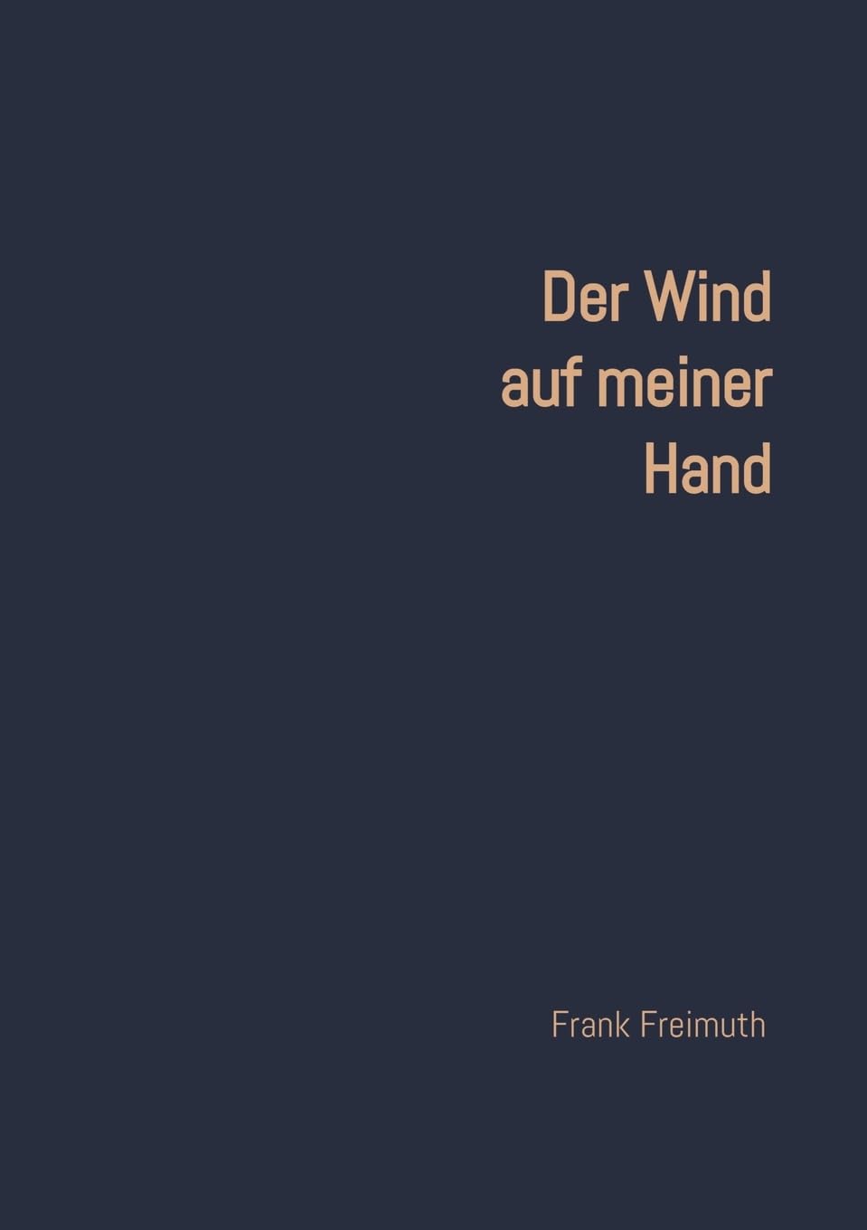 Der Wind auf meiner Hand Contemporary literature Books