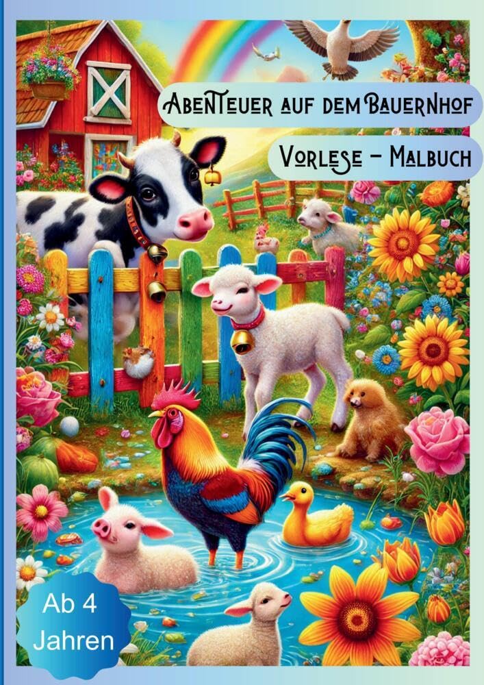 Vorlese-Malbuch Abenteuer auf dem Bauernhof Non-fiction