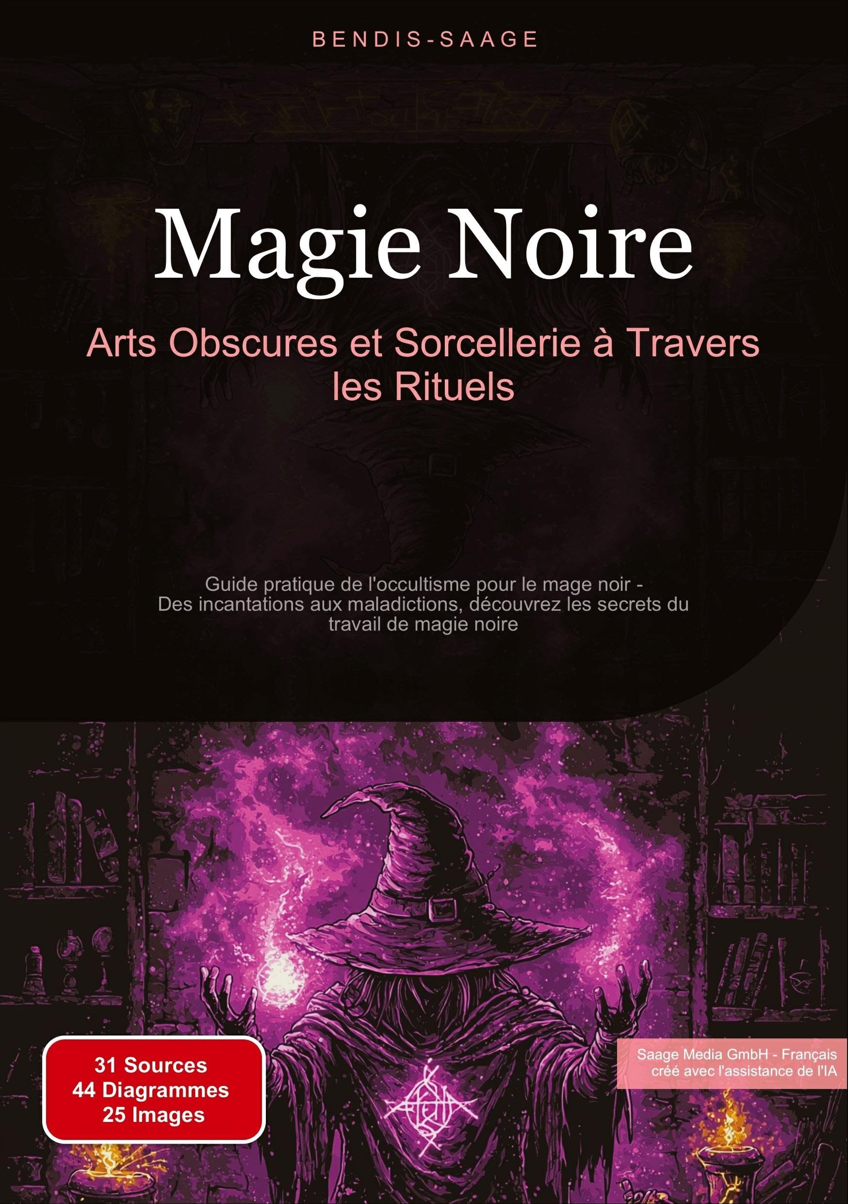 Magie Noire: Arts Obscures et Sorcellerie à Travers les Rituels: Guide pratique de l'occultisme pour le mage noir - Des incantations aux maladictions, découvrez les secrets du travail de magie noire book