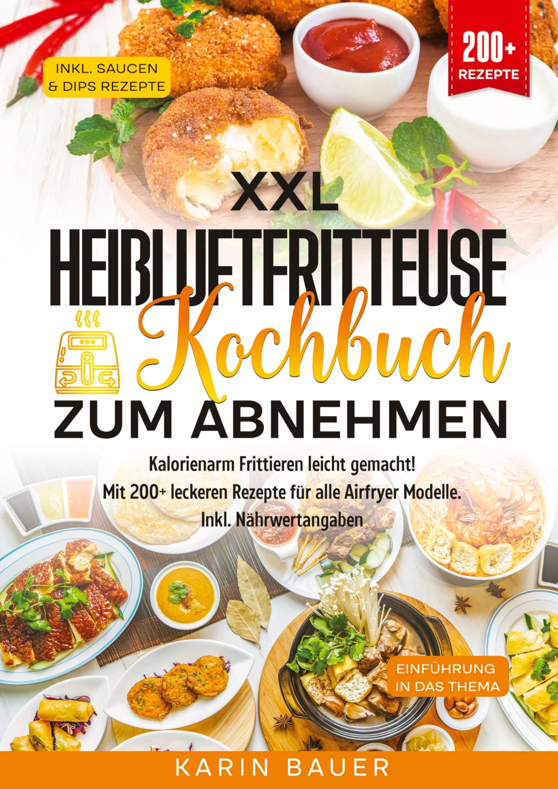 XXL Heißluftfritteuse Kochbuch zum Abnehmen Leisure, Home & Garden