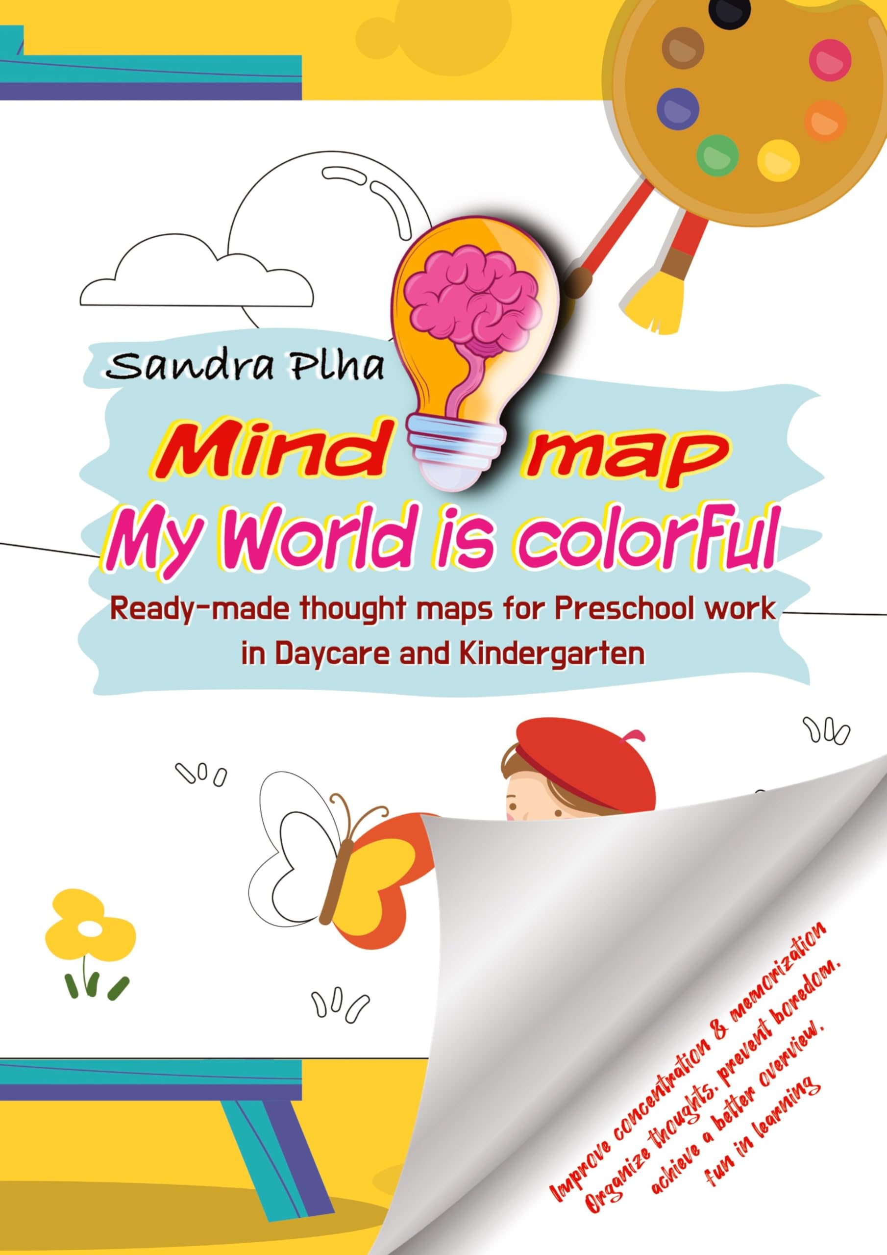 KitaFix-Mindmap My World is colorful (Ready-made thought maps for Preschool work in Daycare and Kindergarten) Parents & Children