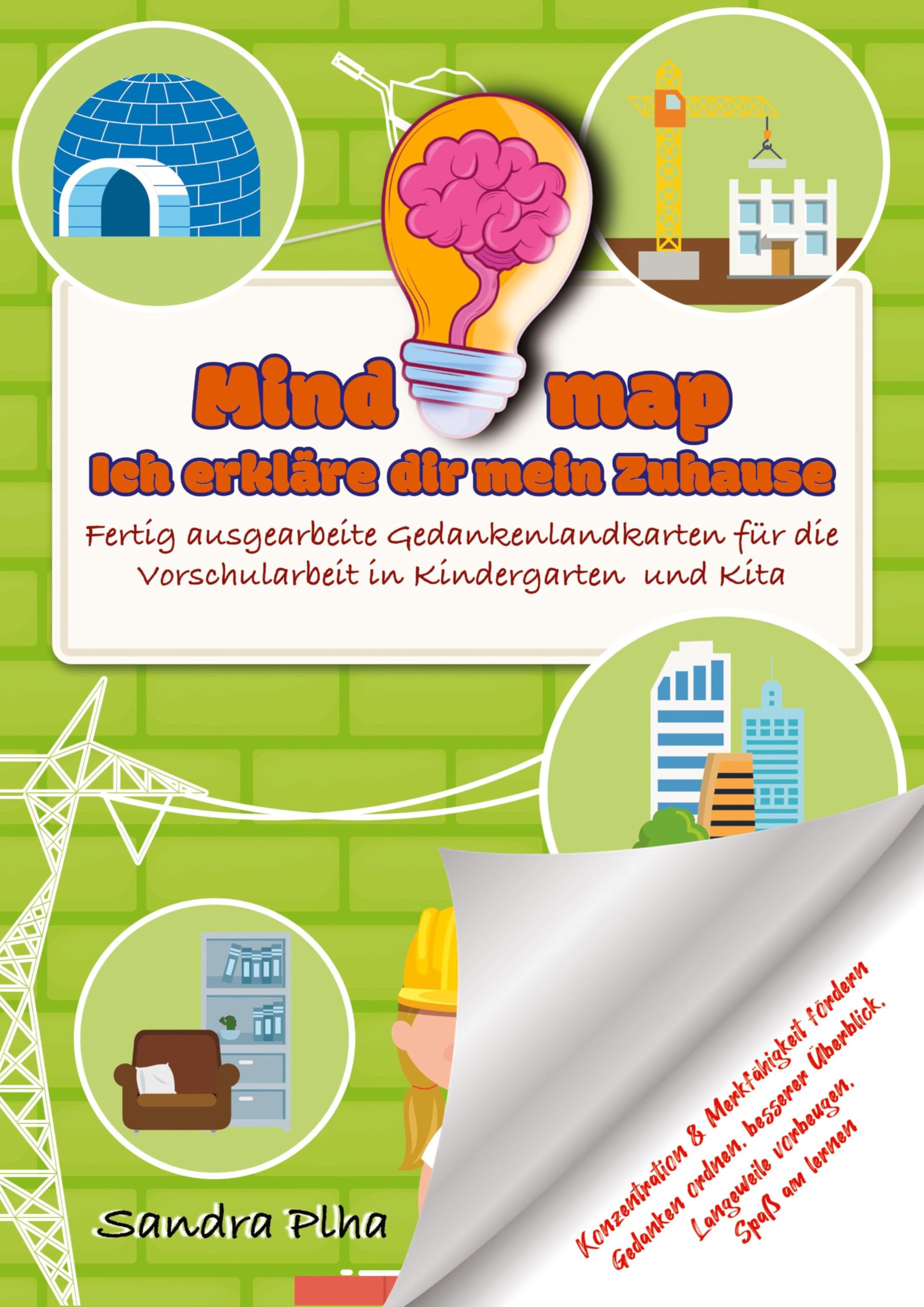 KitaFix-Mindmap Ich erkläre dir mein Zuhause  (Fertig ausgearbeitete Gedankenlandkarten für die Vorschularbeit in Kindergarten und Kita) Law