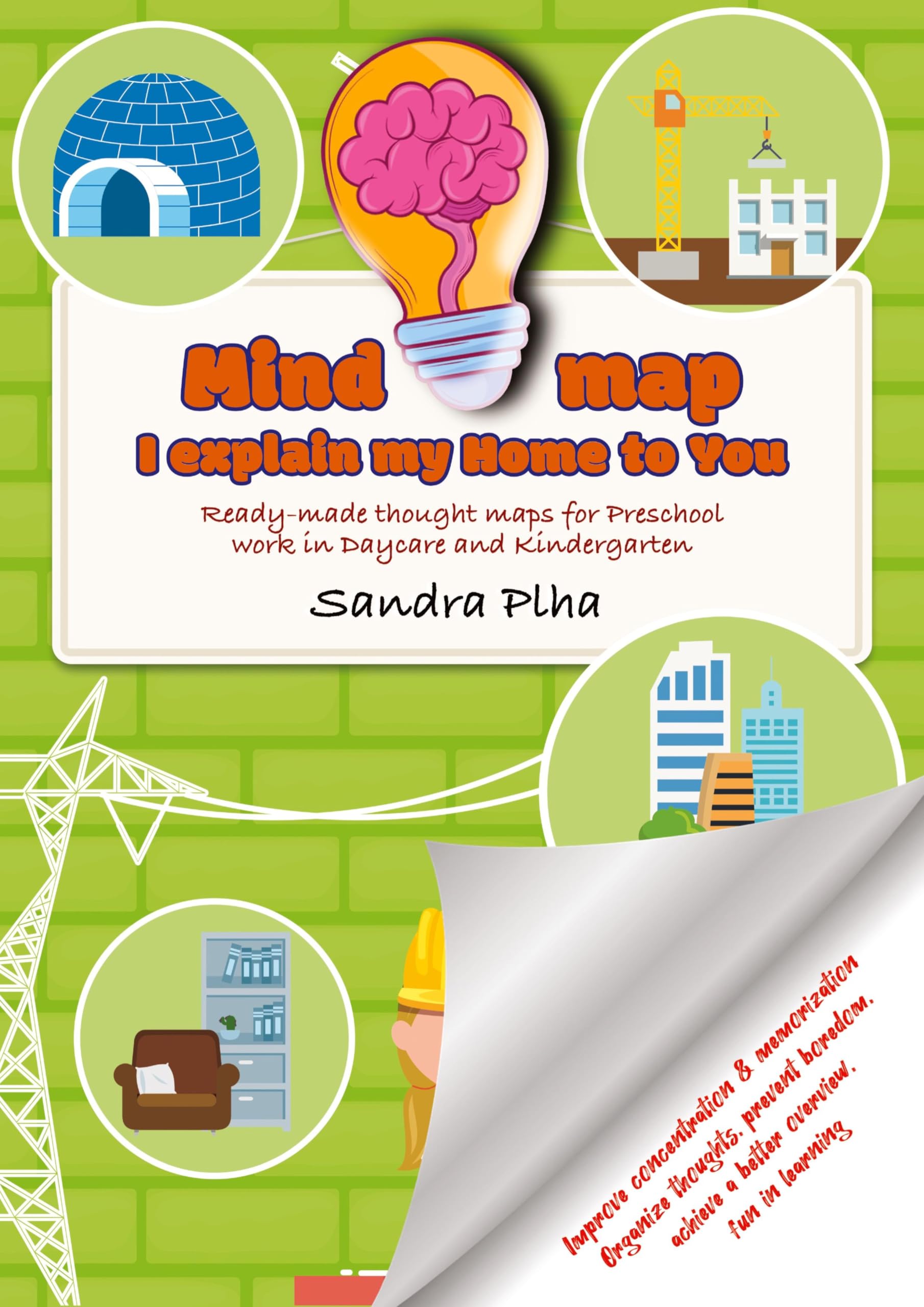 KitaFix-Mindmap I explain my Home to You (Ready-made thought maps for Preschool work in Daycare and Kindergarten) Parents & Children