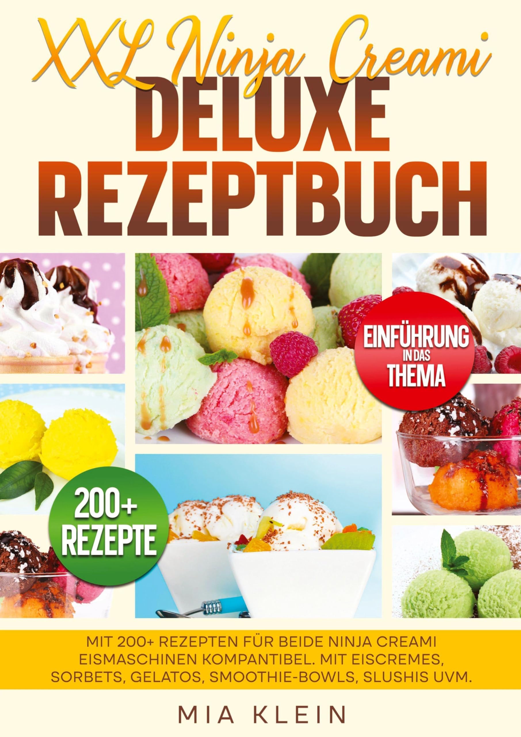 XXL Ninja Creami Deluxe Rezeptbuch Leisure, Home & Garden
