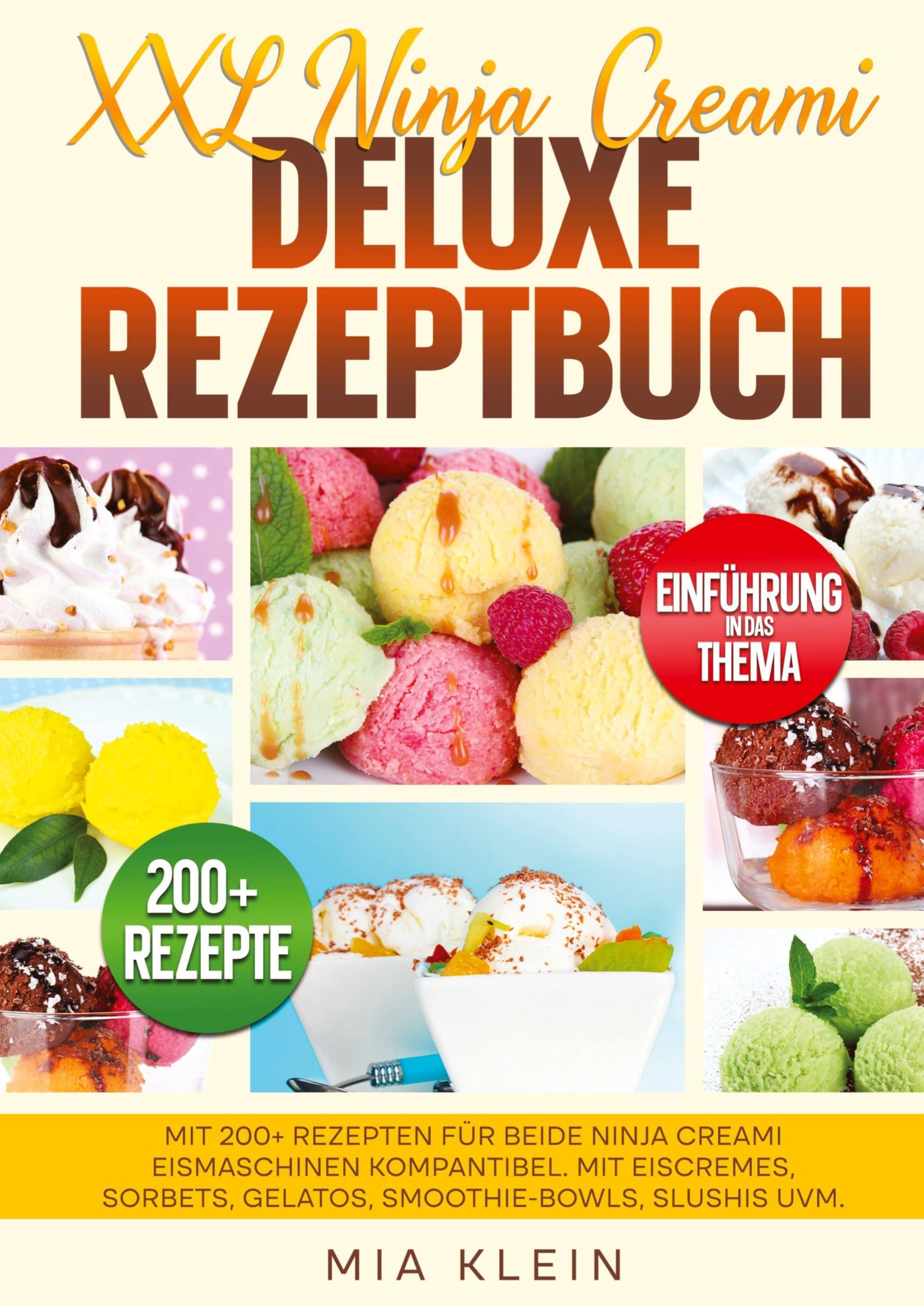 XXL Ninja Creami Deluxe Rezeptbuch Leisure, Home & Garden