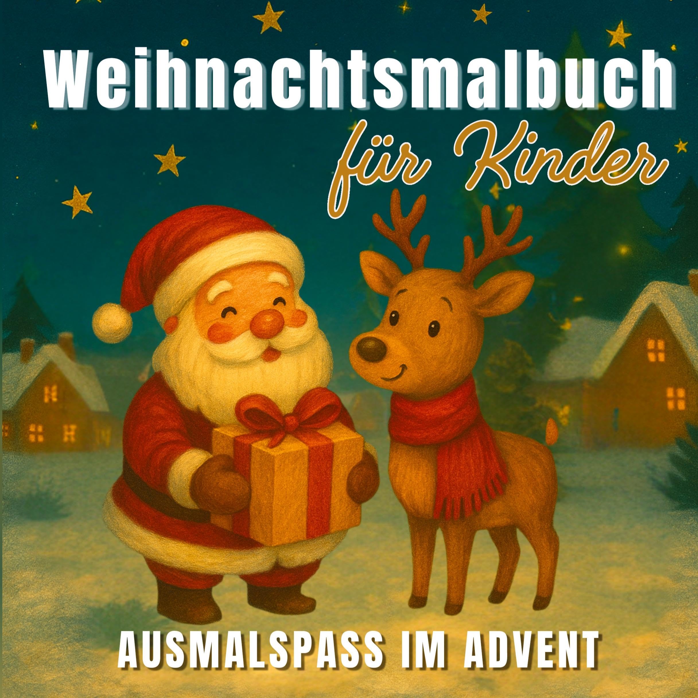 Weihnachtsmalbuch für Kinder - Ausmalspaß im Advent mit 55 liebevollen Motiven Lifestyle