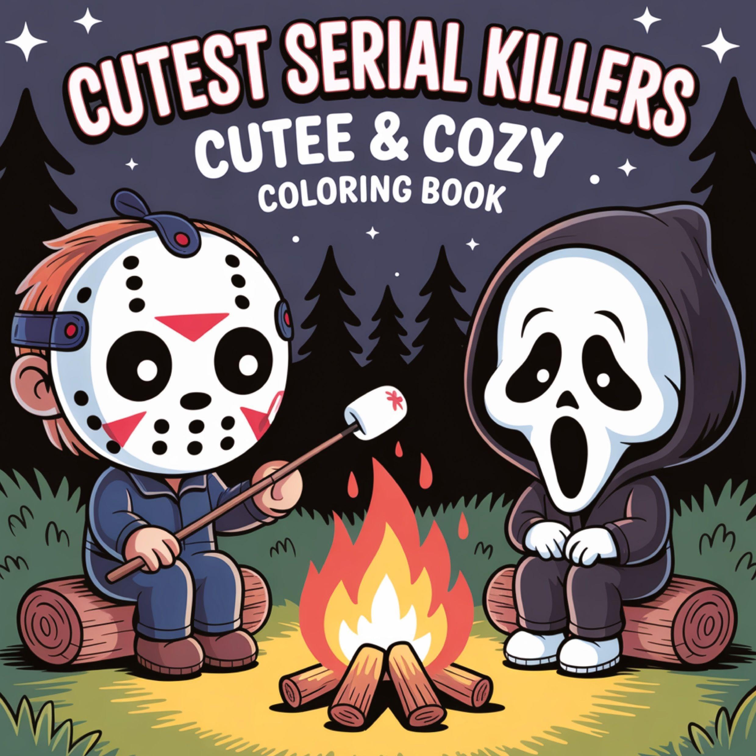 Halloween Cutest Serial Killers Malbuch für Erwachsene Social Sciences