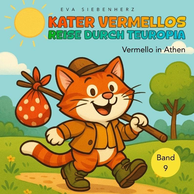 Vermello in Athen, Band 9 der illustrierten Kinderbuchreihe ¿Kater Vermellos Reise durch Teuropia¿ - ein Abenteuer über Mut und Freundschaft Tiptoi & Games
