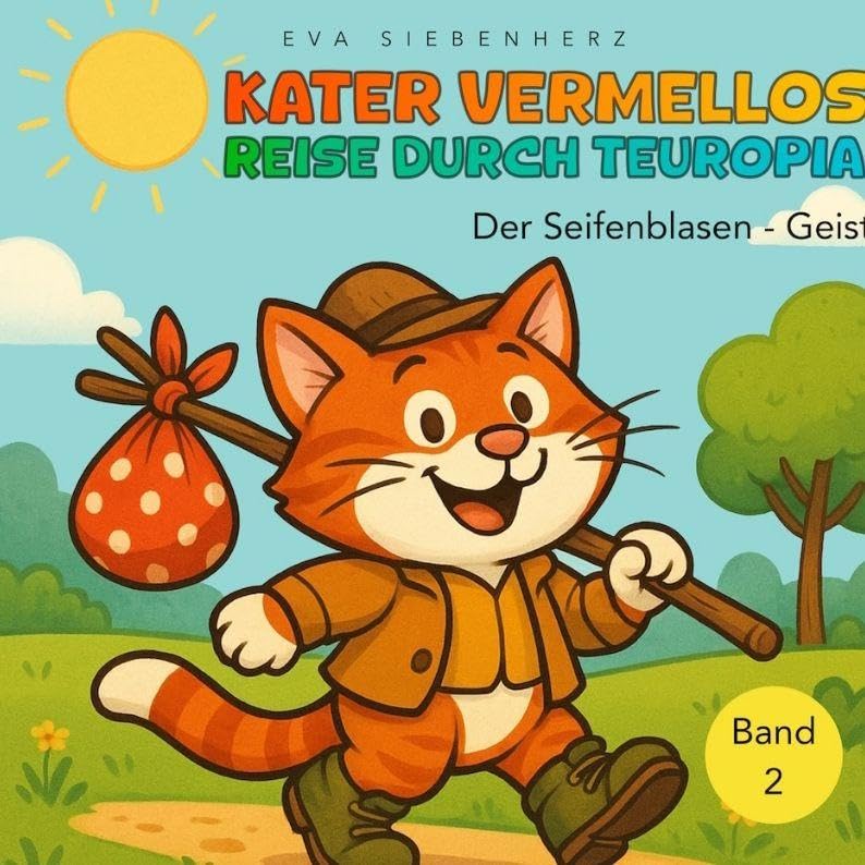 Der Seifenblasen-Geist, eine humorvolle und windgerechte Katzengeschichten in 12 Kapiteln als Einzelbände Children's books