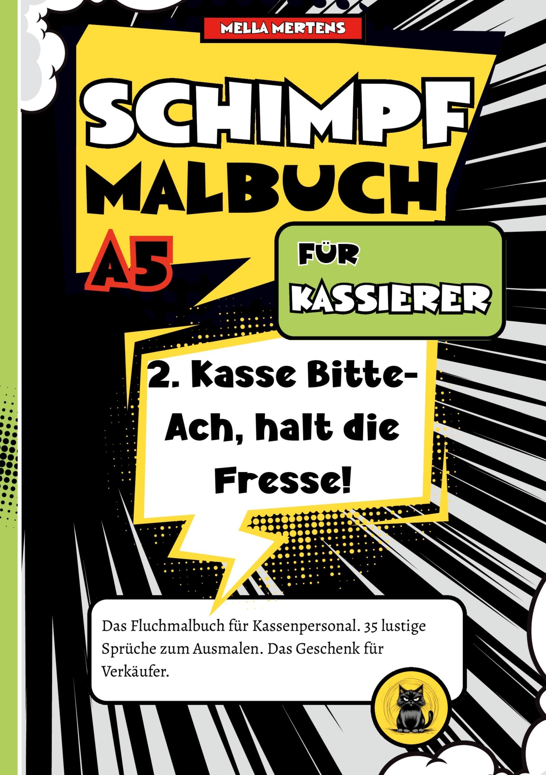Schimpfmalbuch für Kassierer Hobbies & Crafts