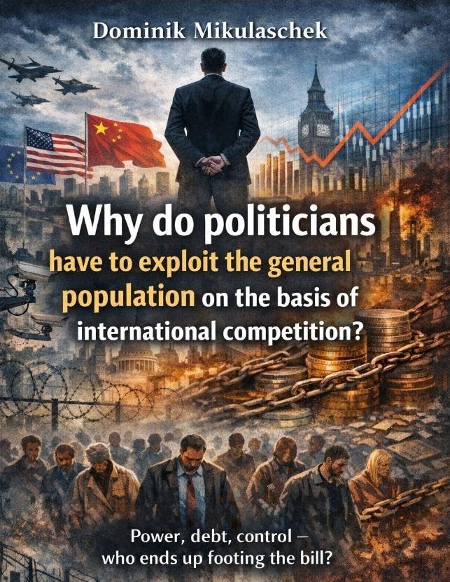 Why do politicians have to exploit the general population on the basis of international competition? Law