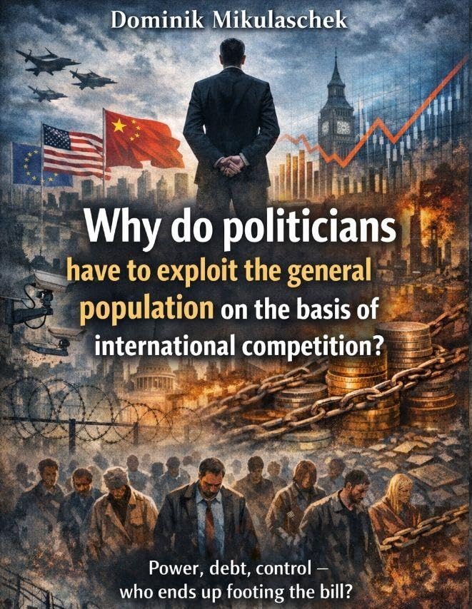 Why do politicians have to exploit the general population on the basis of international competition? Law