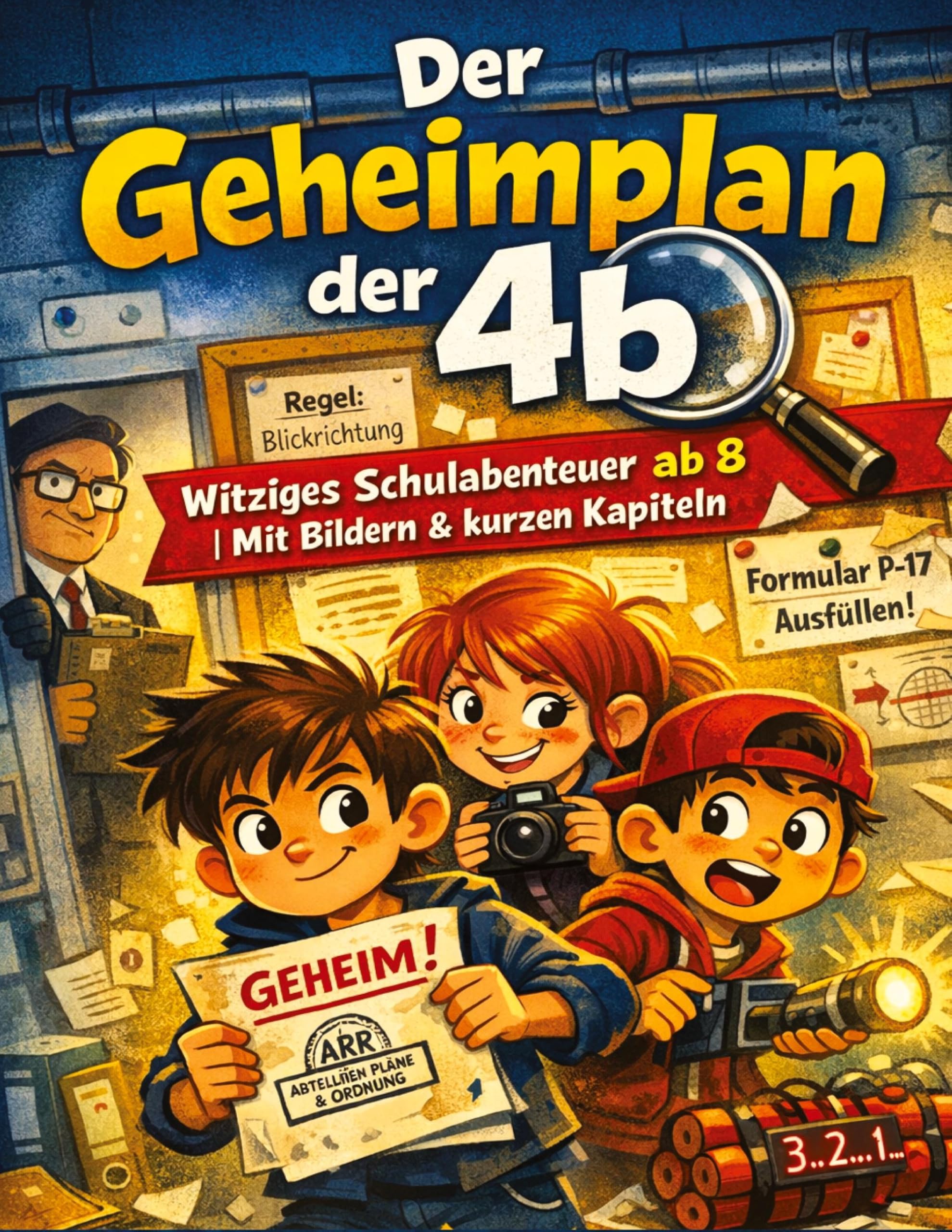 Der Geheimplan der 4b: Witziges Schulabenteuer ab 8 | Mit Bildern & kurzen Kapiteln Law