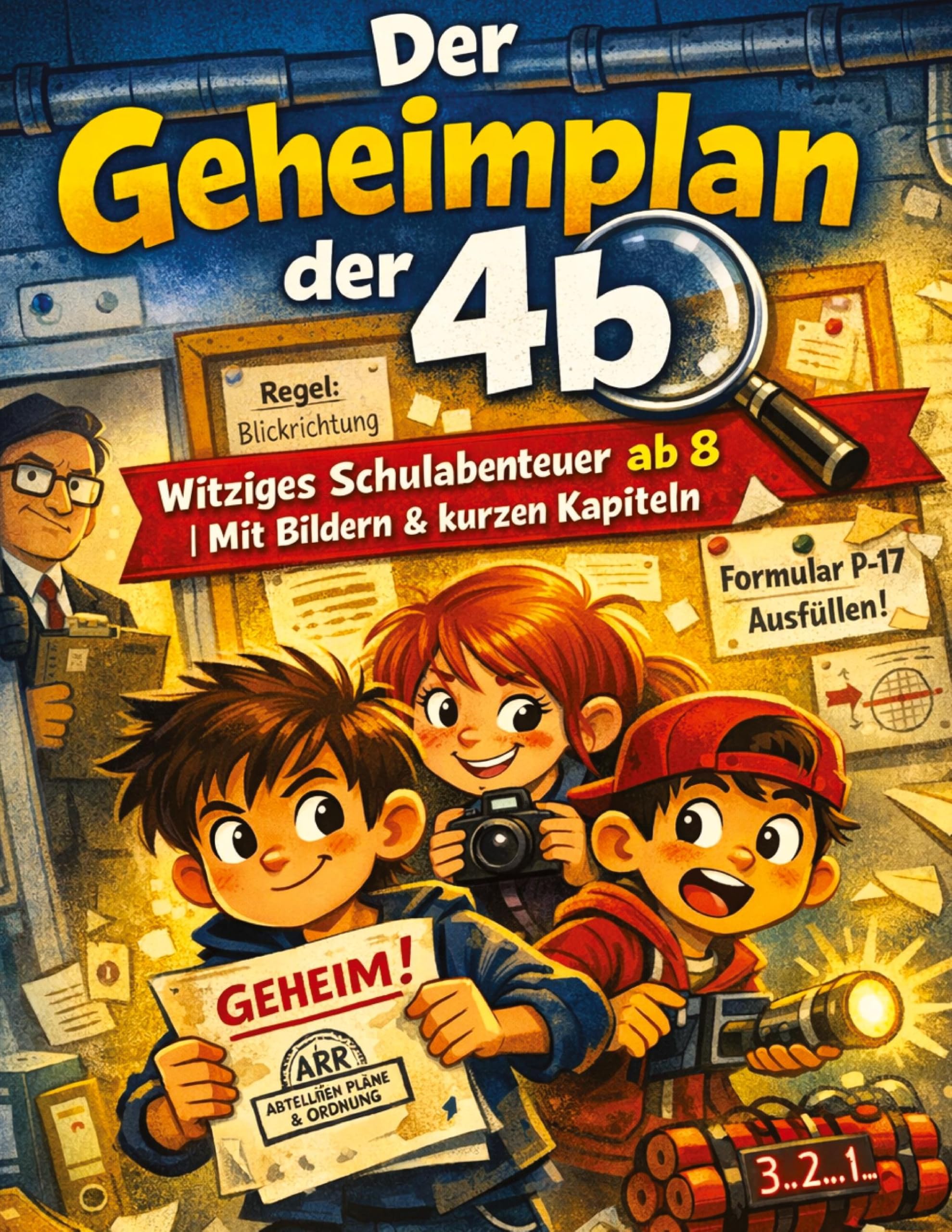 Der Geheimplan der 4b: Witziges Schulabenteuer ab 8 | Mit Bildern & kurzen Kapiteln Law