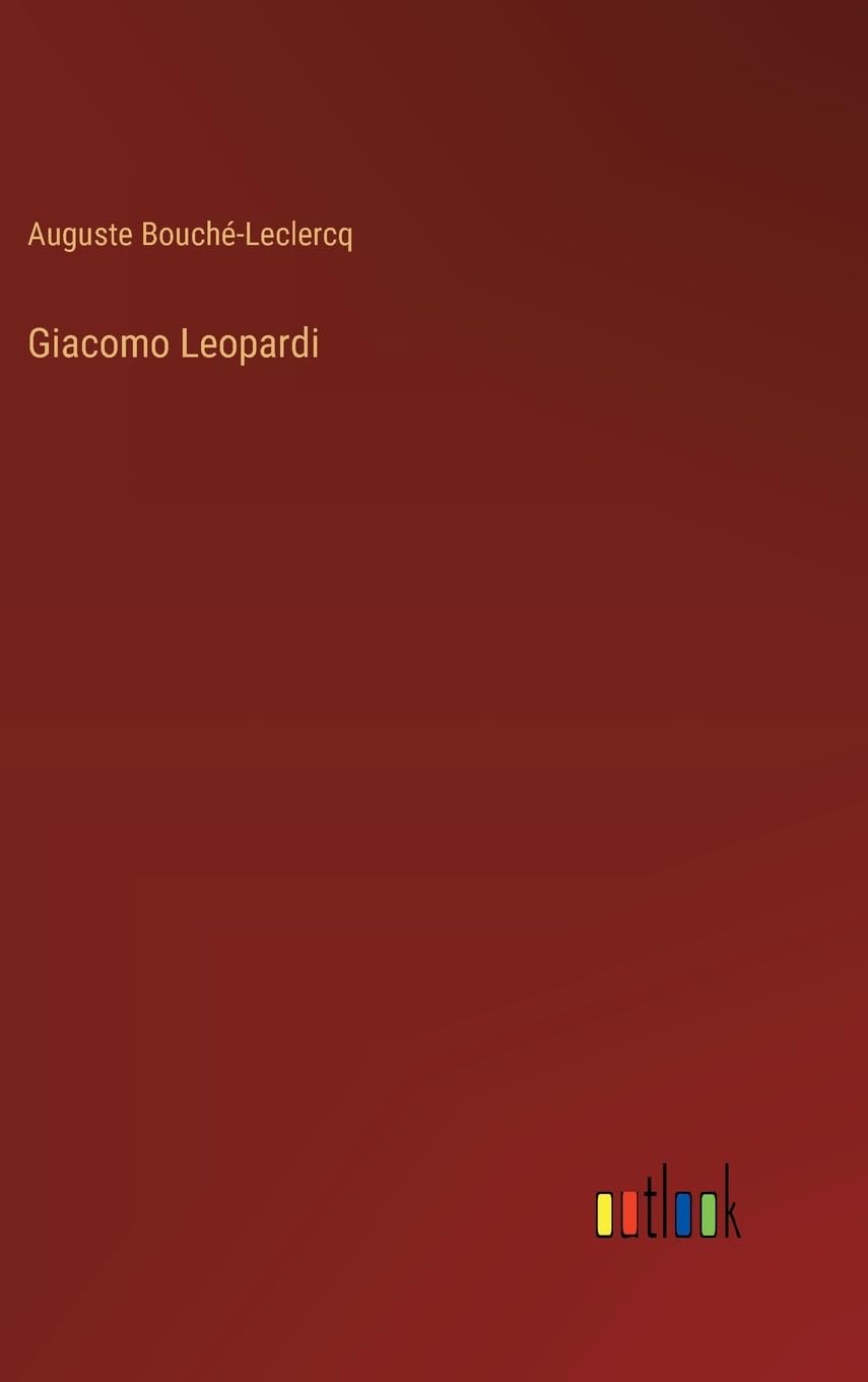 Product Image: Giacomo Leopardi