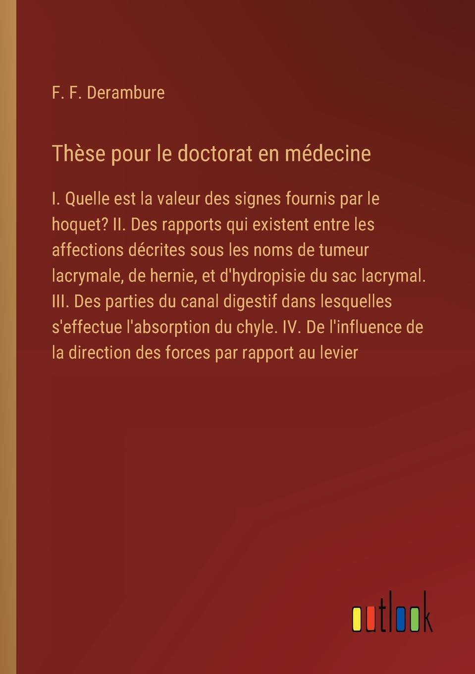 Thèse pour le doctorat en médecine Classics