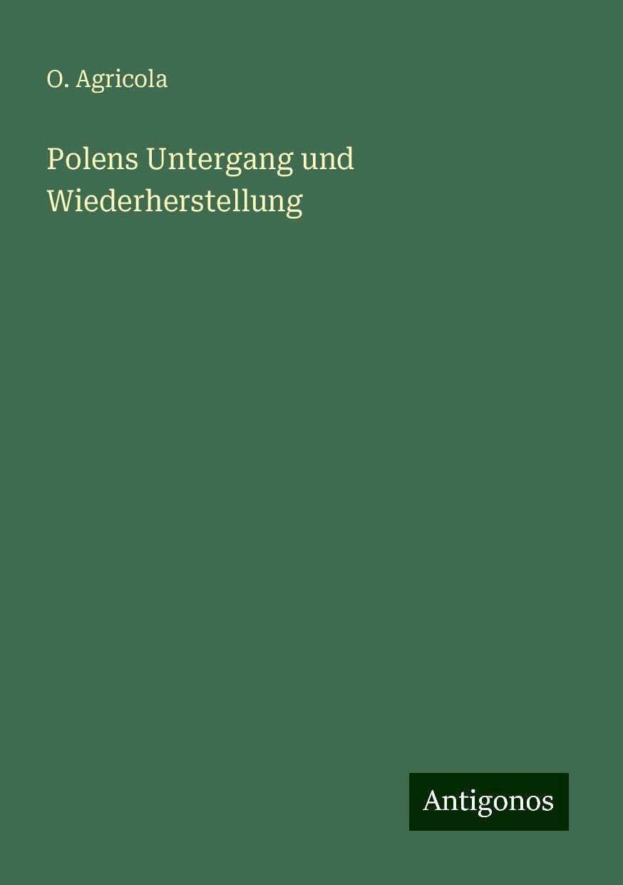 Polens Untergang und Wiederherstellung Books
