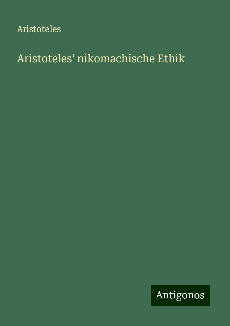 Product Image: Aristoteles' nikomachische Ethik