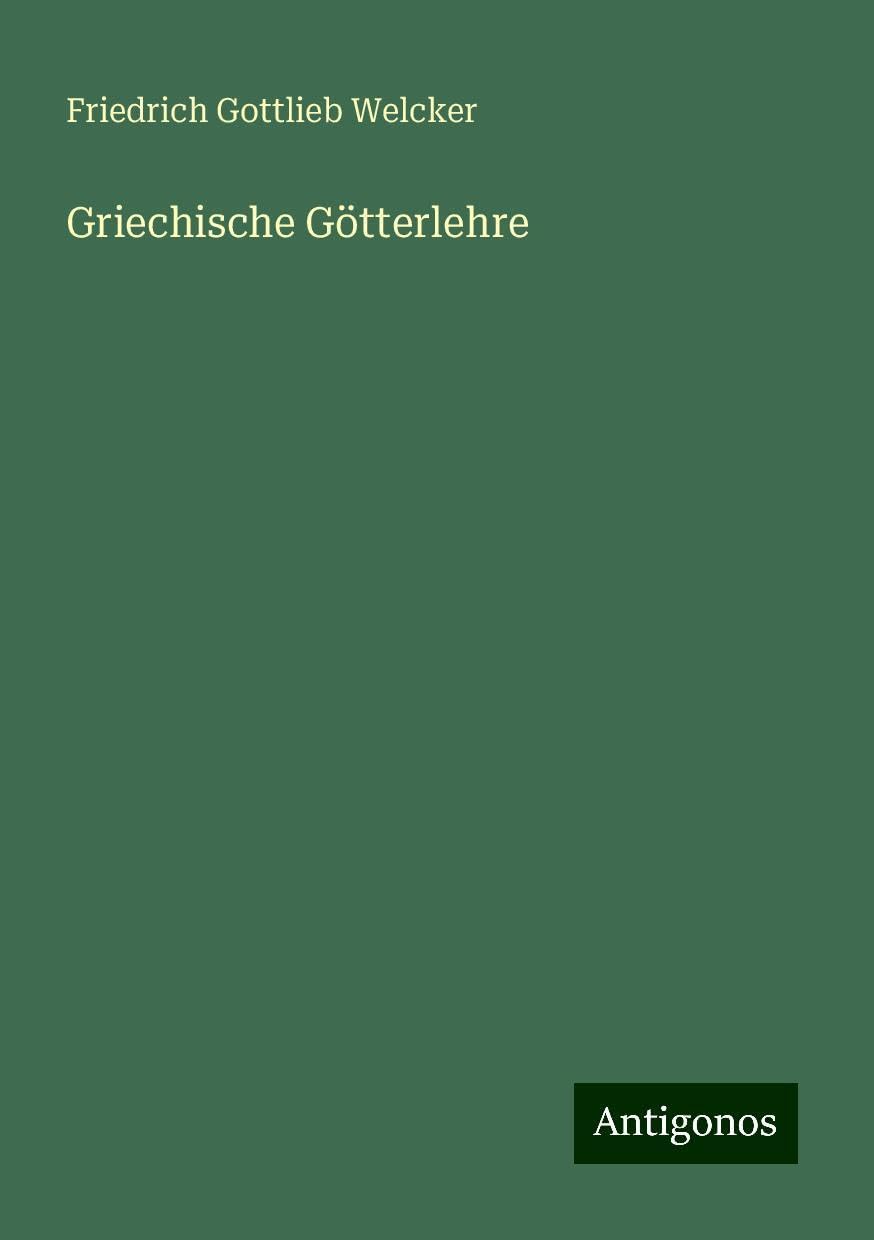 Griechische Götterlehre Books