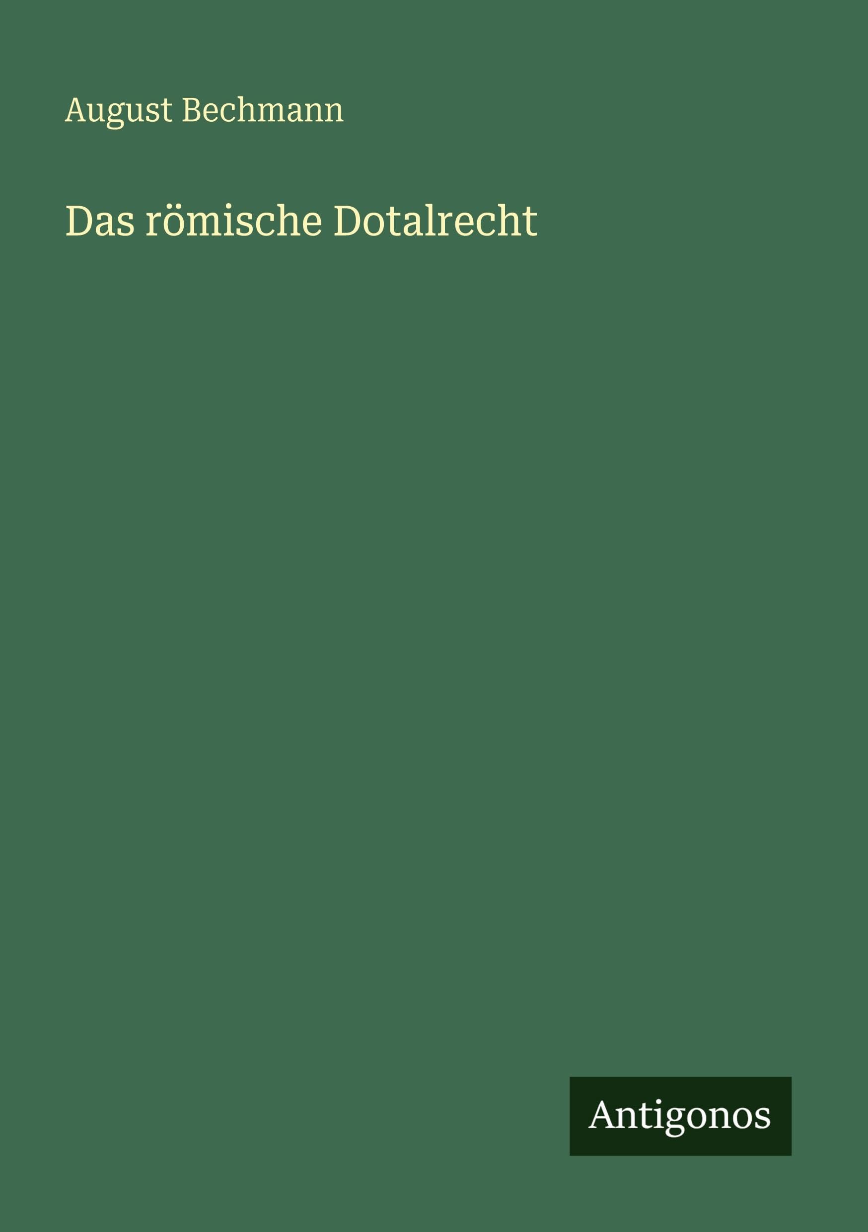 Product Image: Das römische Dotalrecht