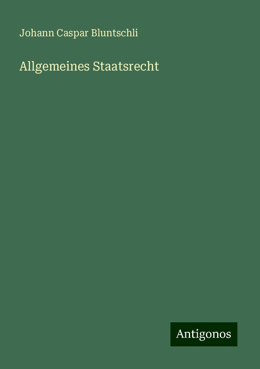Allgemeines Staatsrecht Books