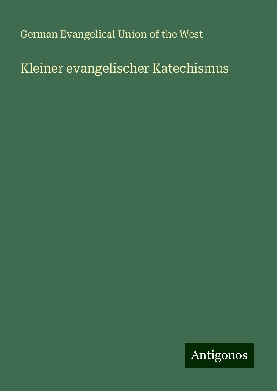 Kleiner evangelischer Katechismus Books