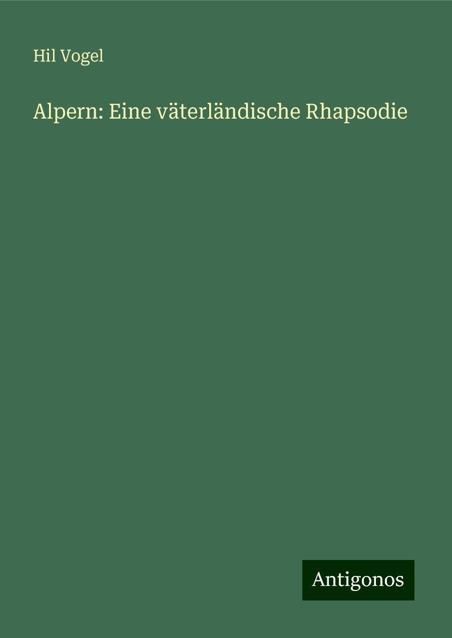 Product Image: Alpern: Eine väterländische Rhapsodie