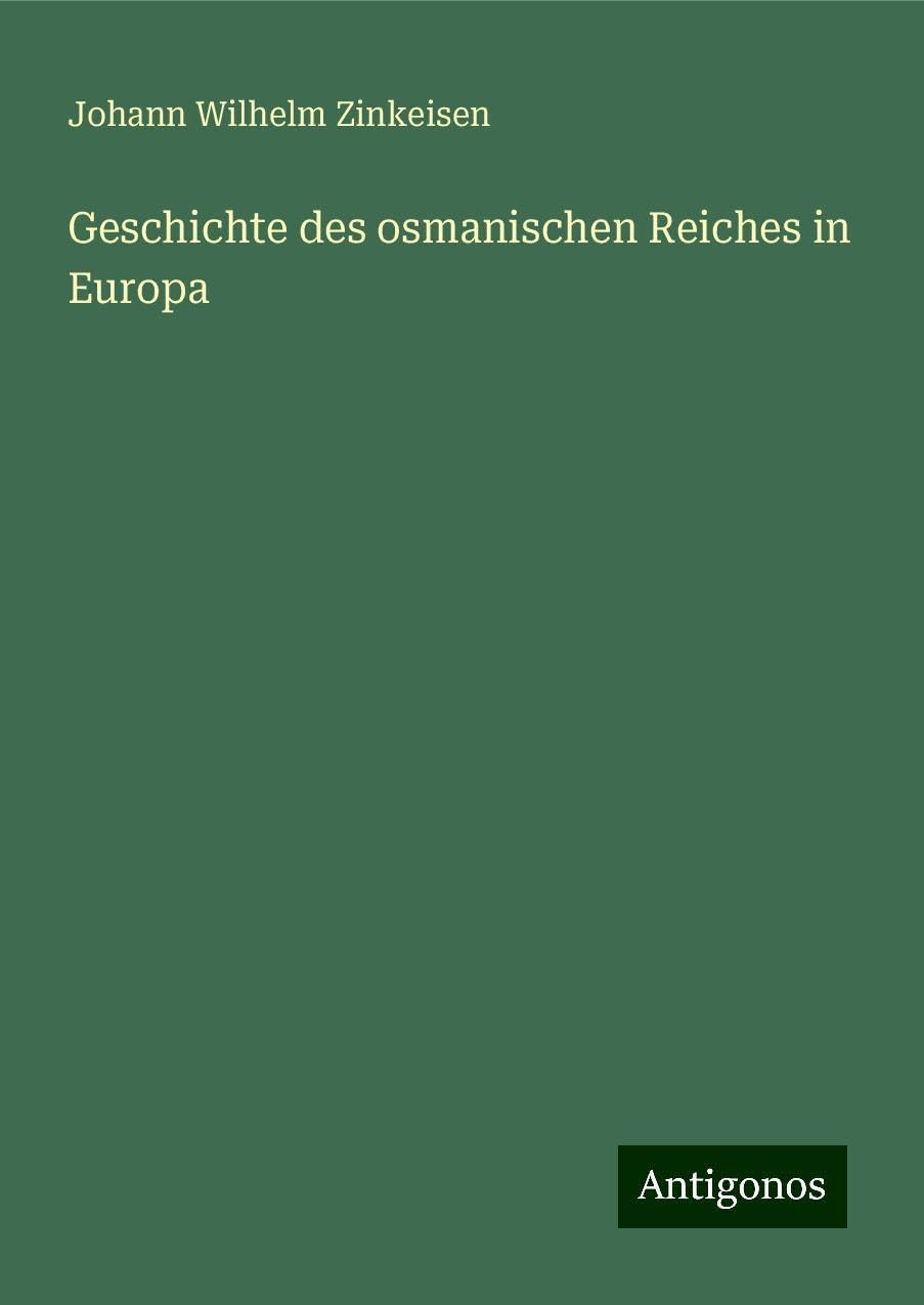 Geschichte des osmanischen Reiches in Europa Books