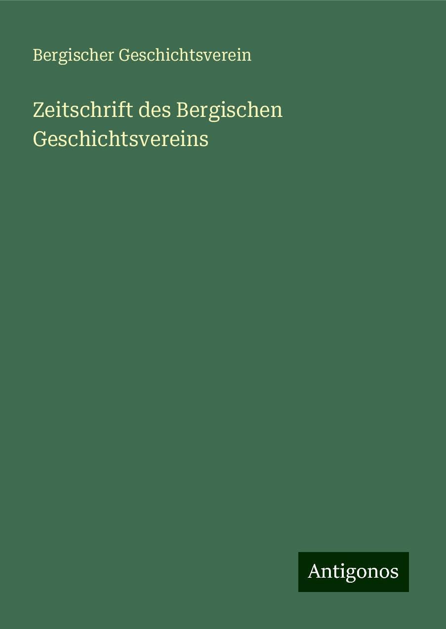 Zeitschrift des Bergischen Geschichtsvereins Books
