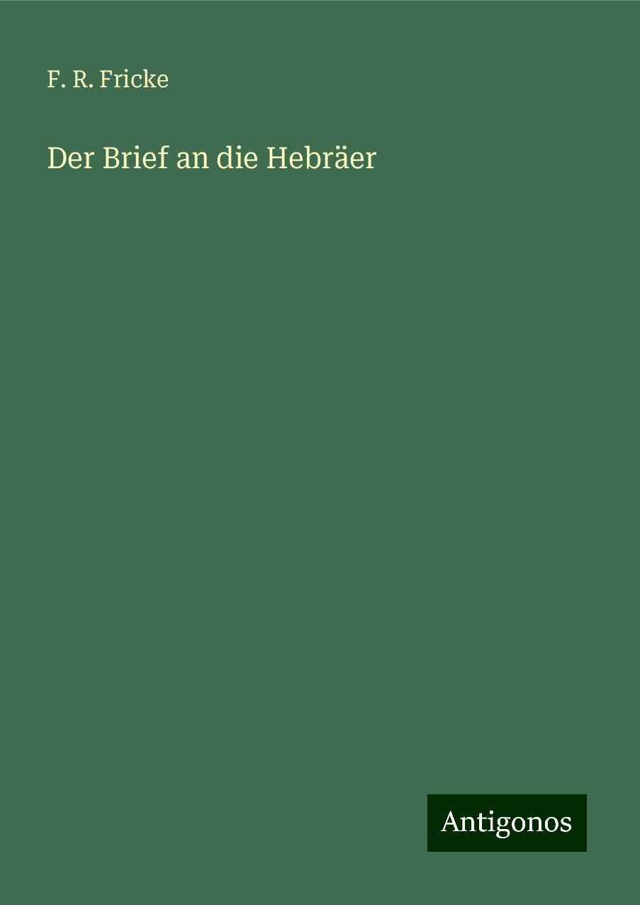 Der Brief an die Hebräer Books