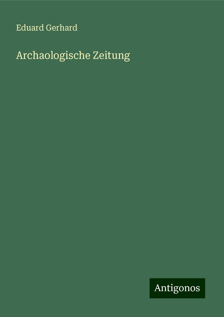 Product Image: Archaologische Zeitung