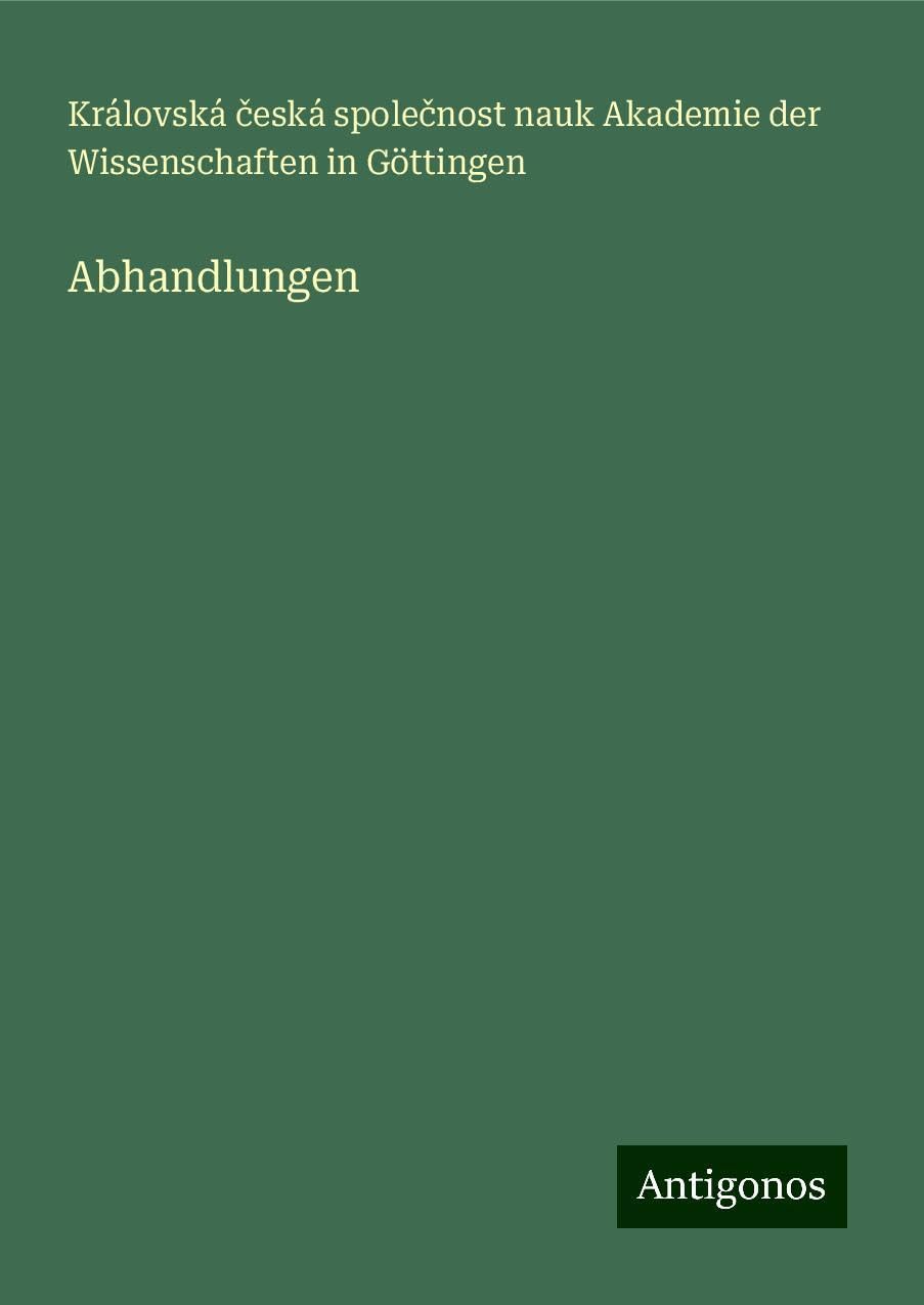 Abhandlungen Classics