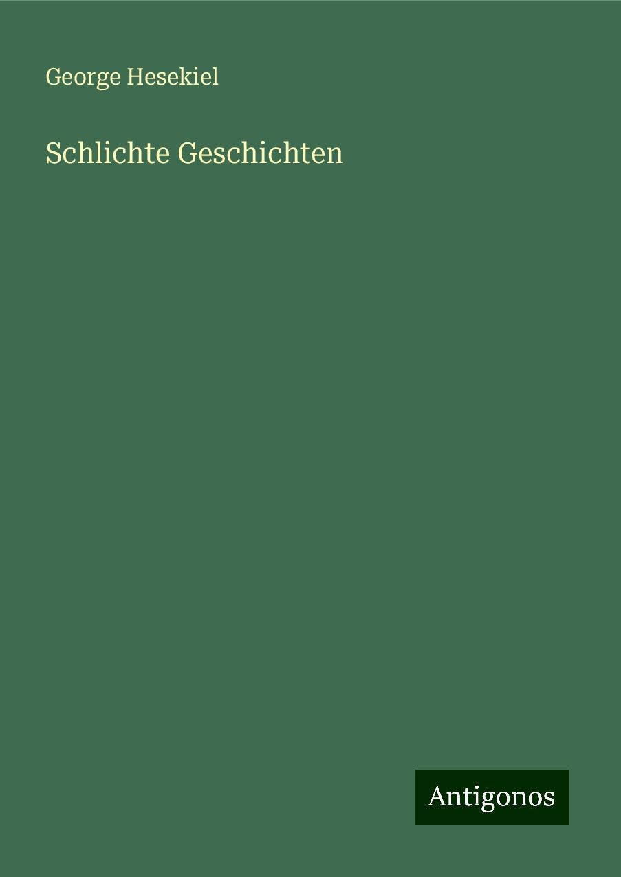 Product Image: Schlichte Geschichten