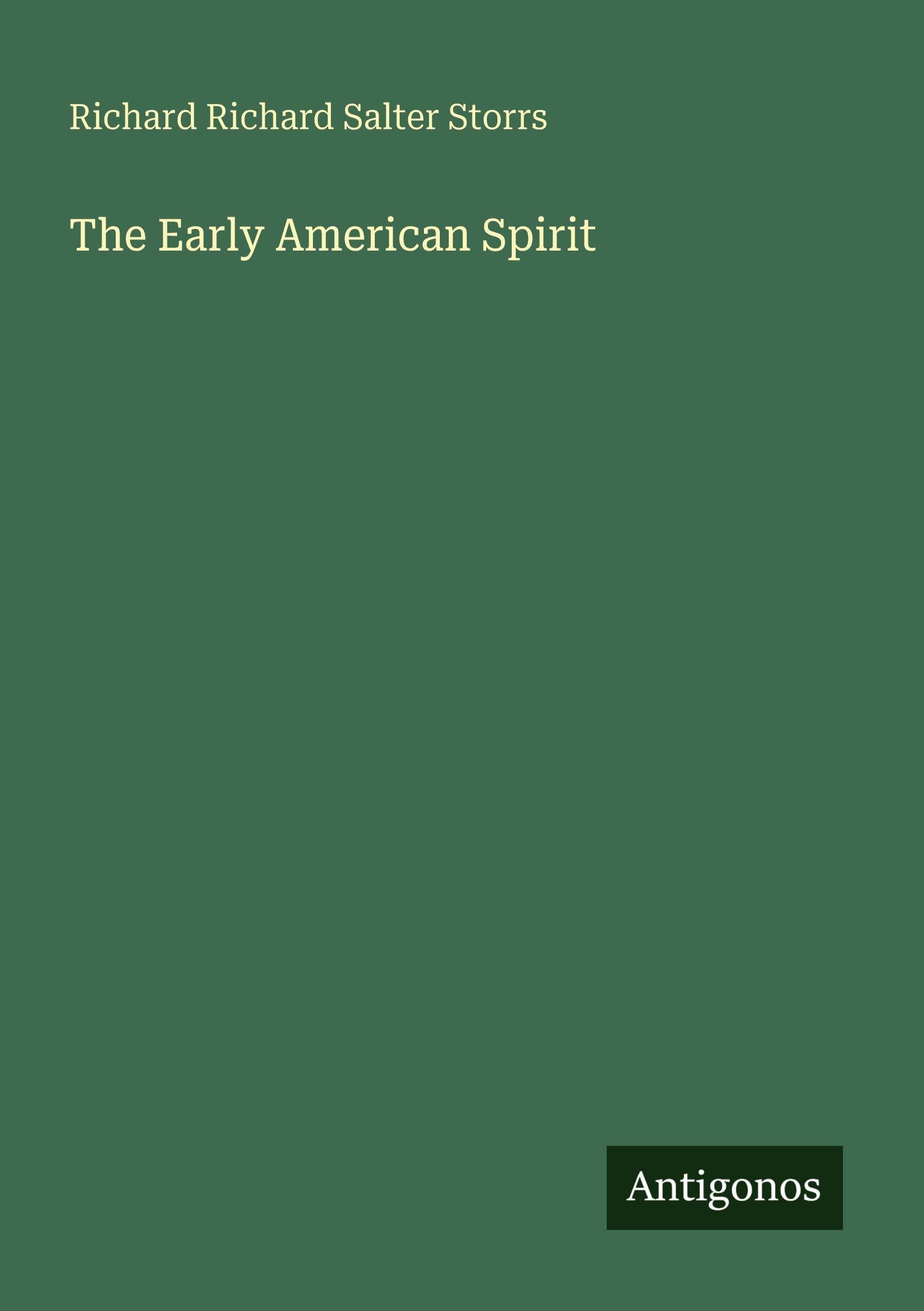 The Early American Spirit Classics