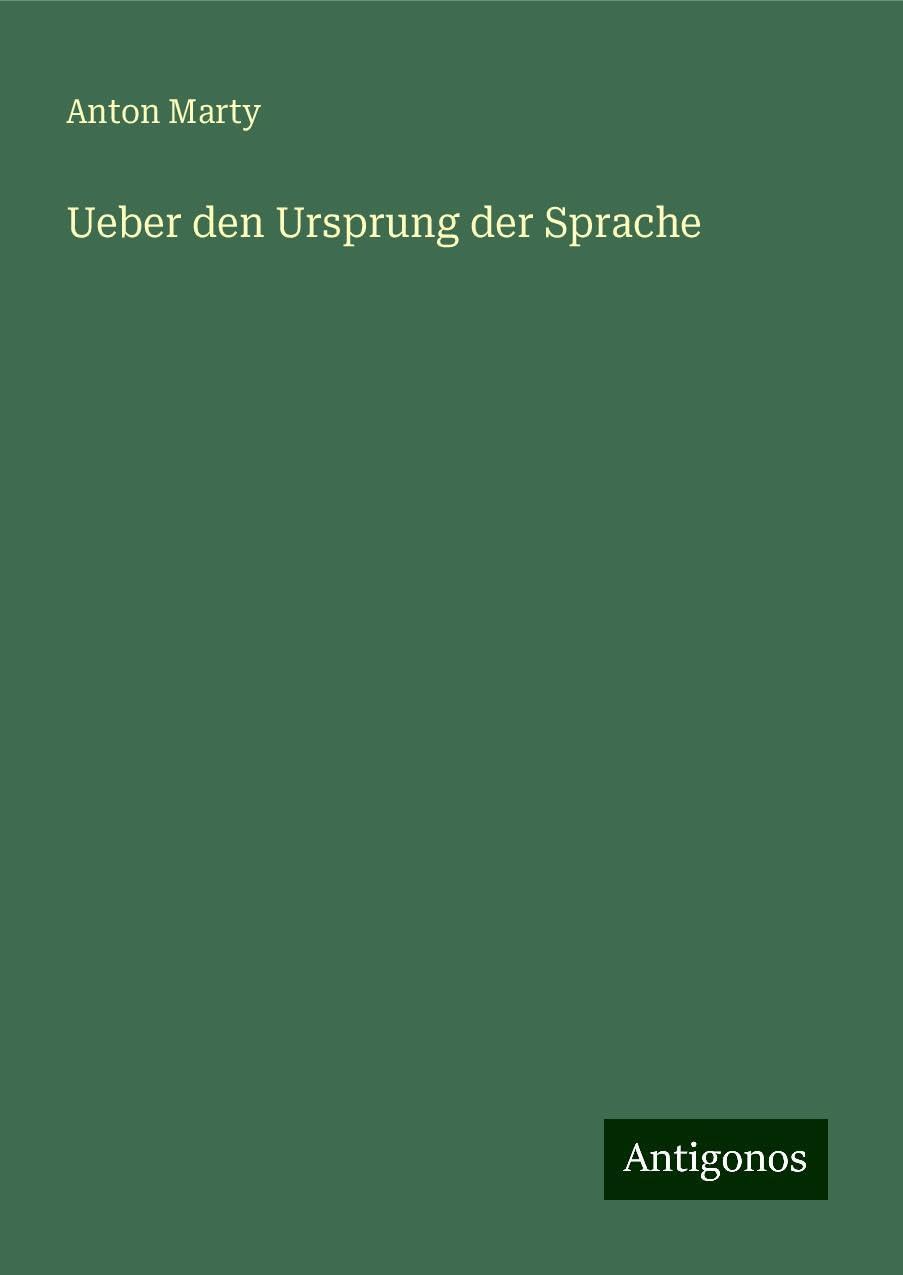Product Image: Ueber den Ursprung der Sprache