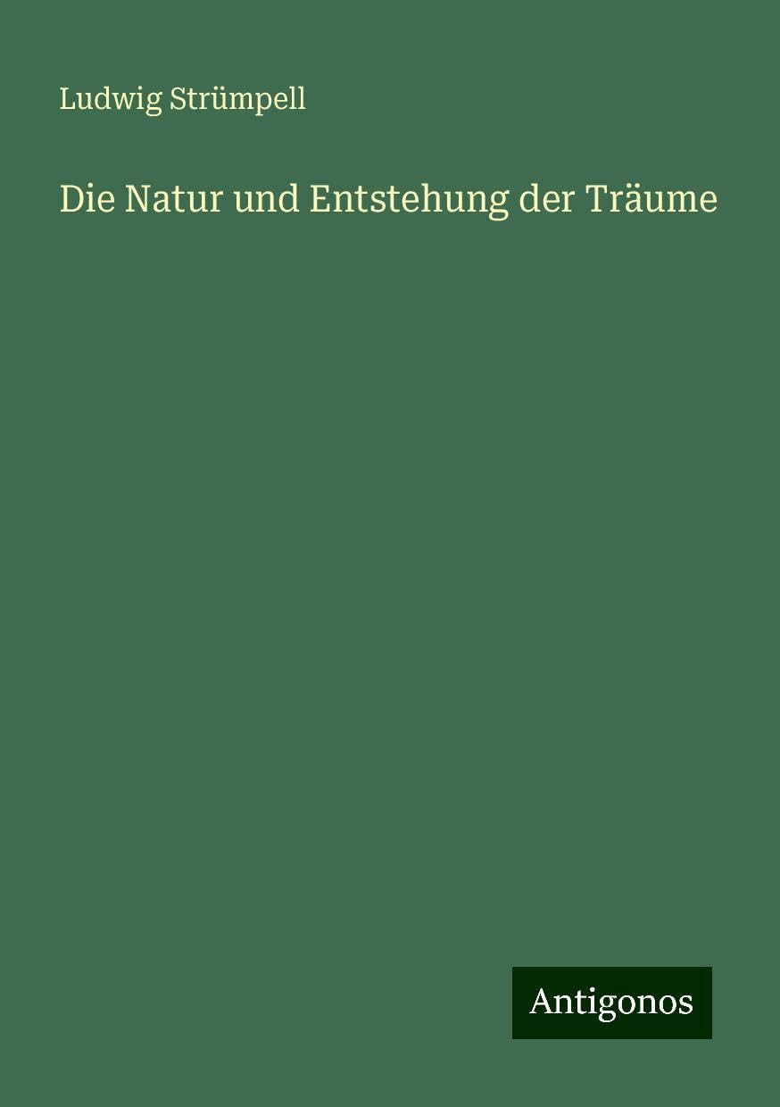 Die Natur und Entstehung der Träume Books