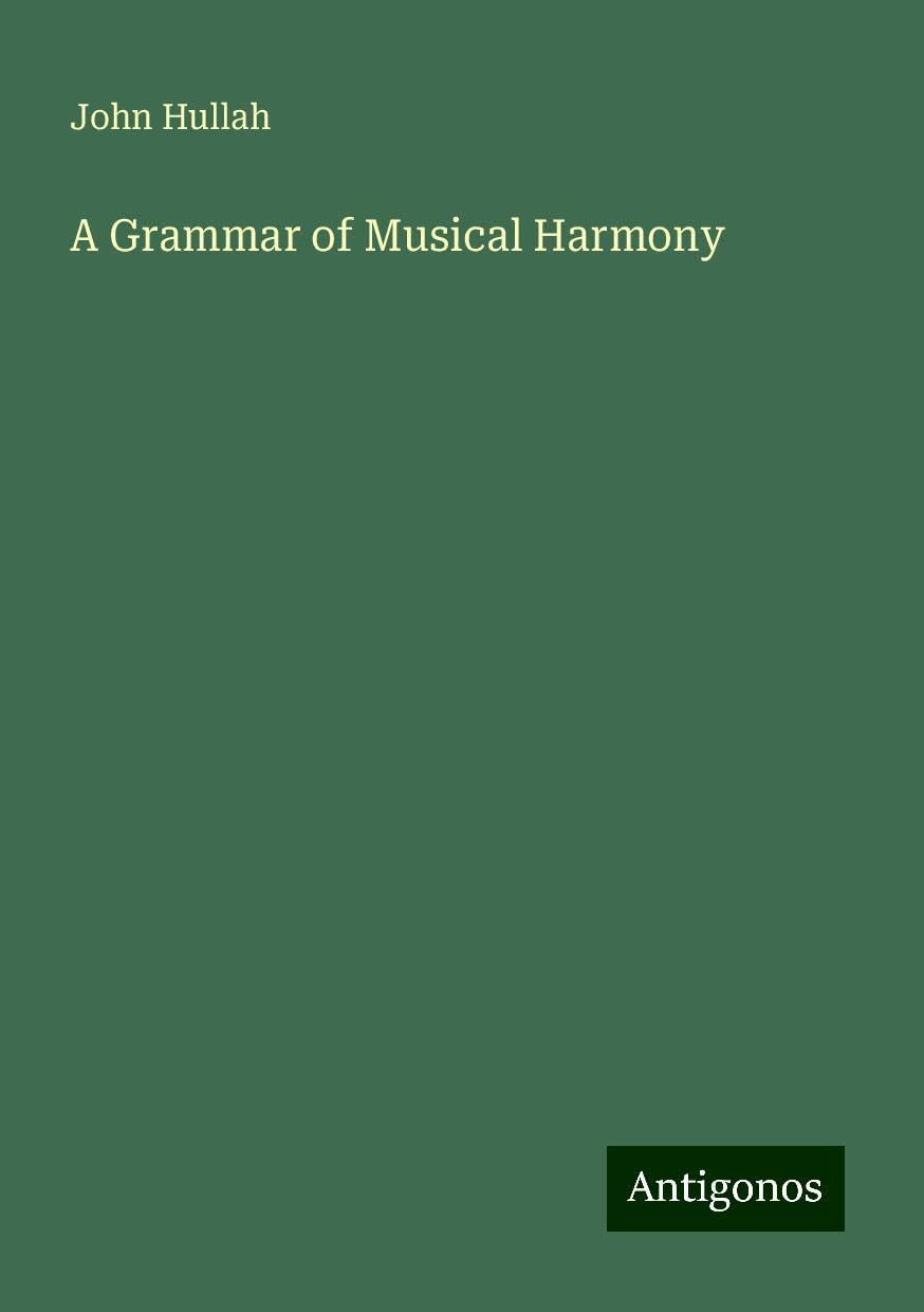 Product Image: A Grammar of Musical Harmony