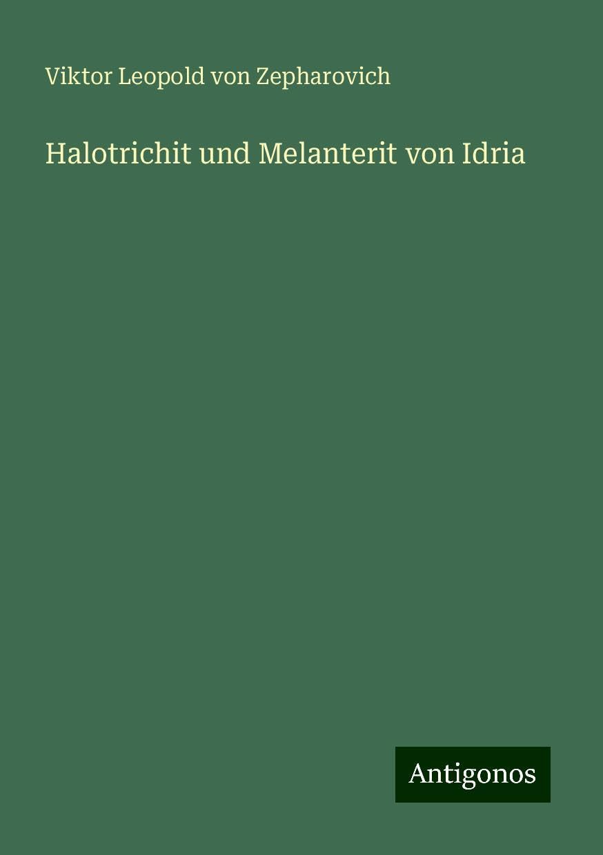 Product Image: Halotrichit und Melanterit von Idria