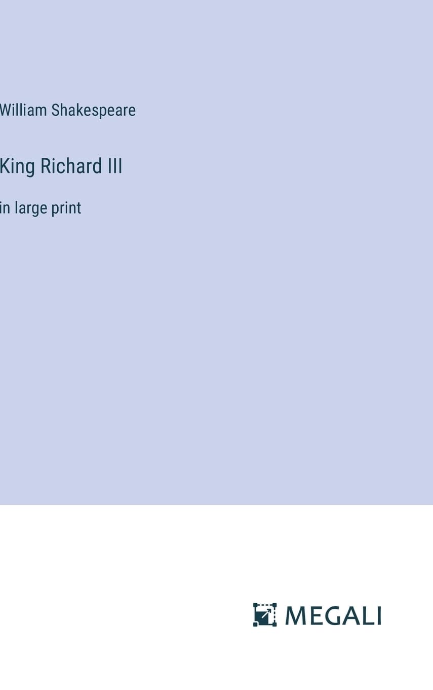 Product Image: King Richard III: in large print