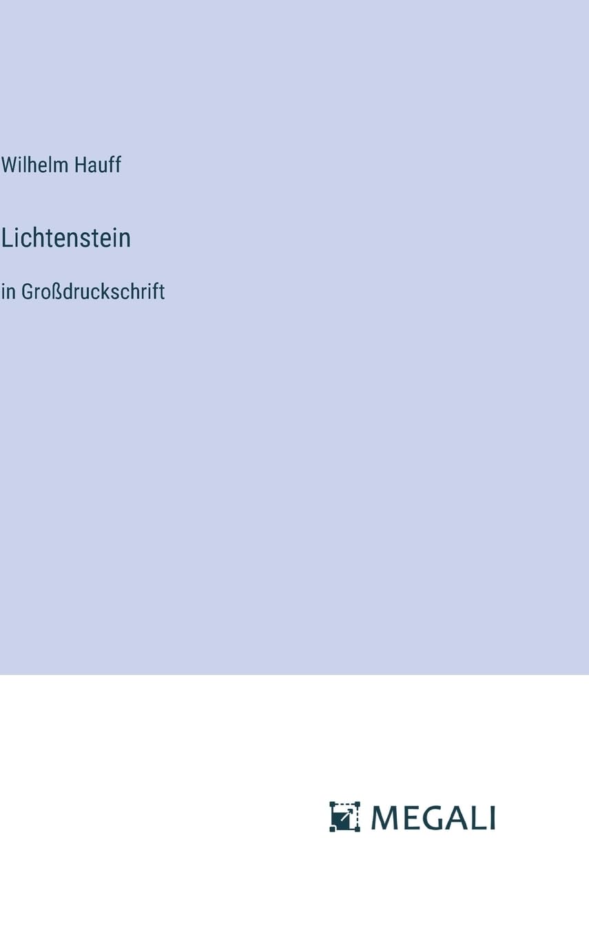 Lichtenstein: in Großdruckschrift Contemporary literature