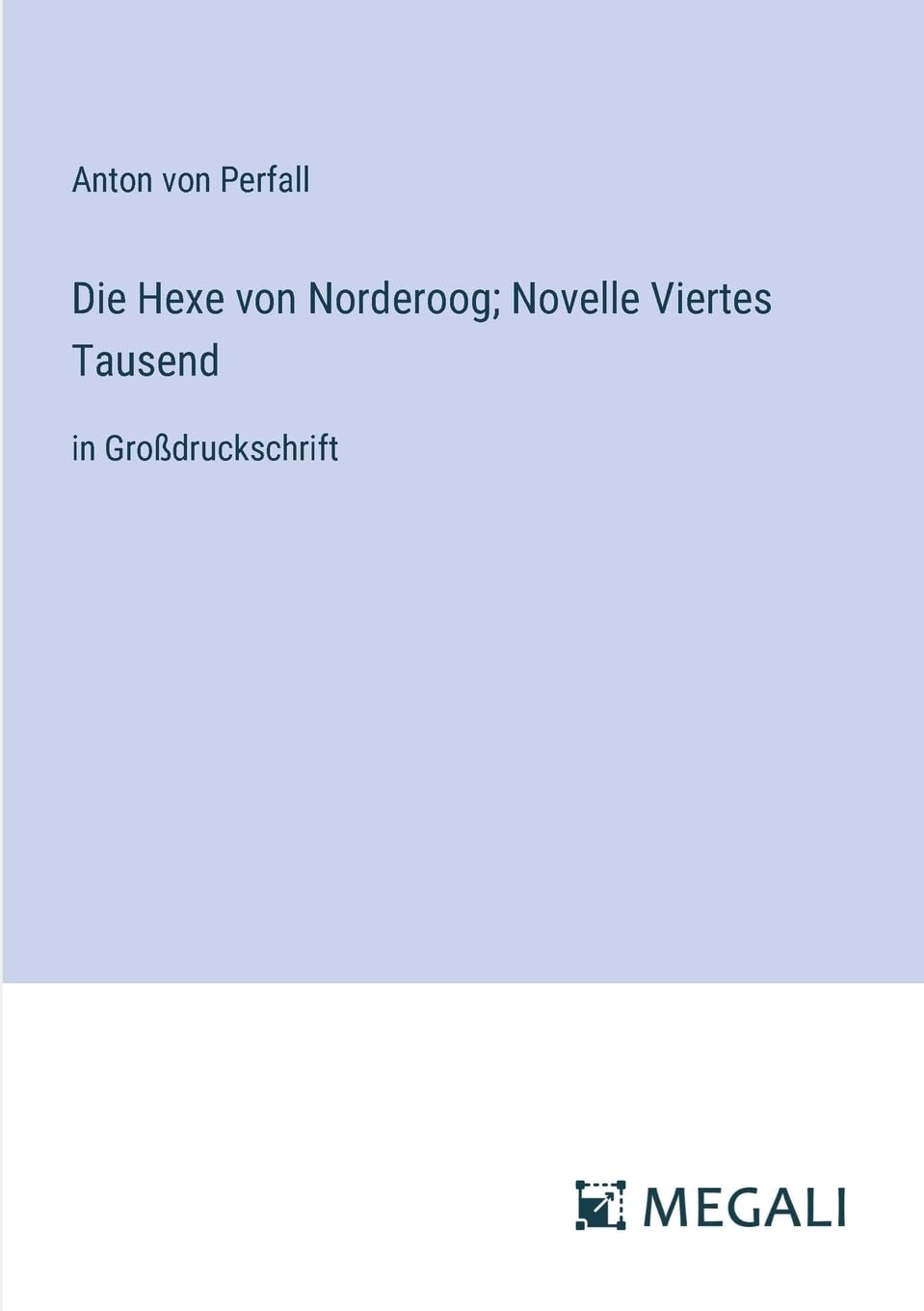 Die Hexe von Norderoog; Novelle Viertes Tausend: in Großdruckschrift Contemporary literature
