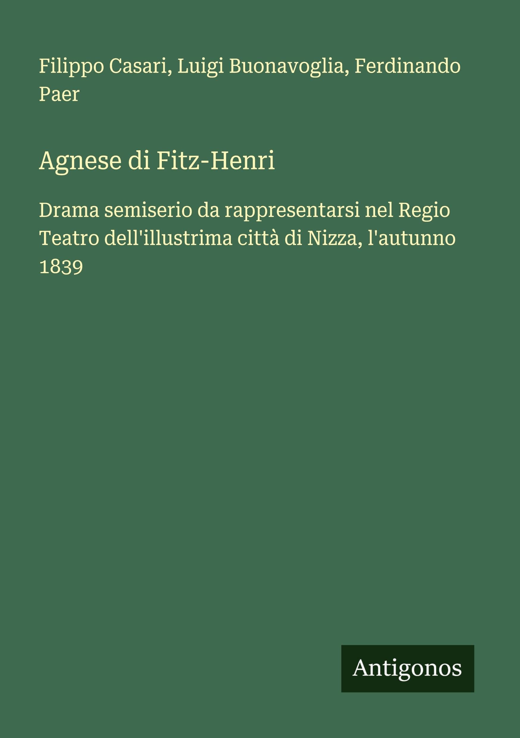 Agnese di Fitz-Henri Classics