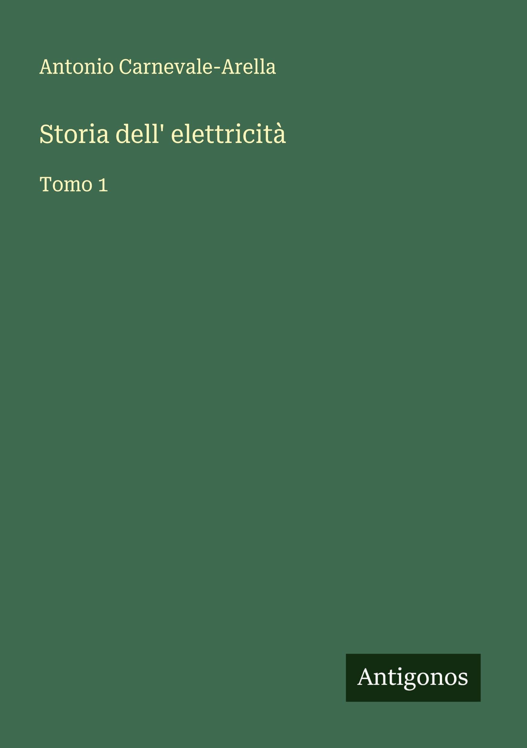 Storia dell' elettricità book