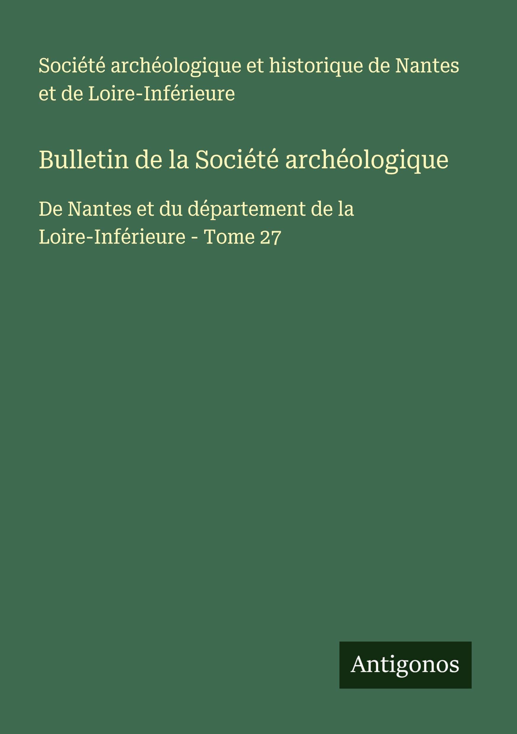 Bulletin de la Société archéologique Classics