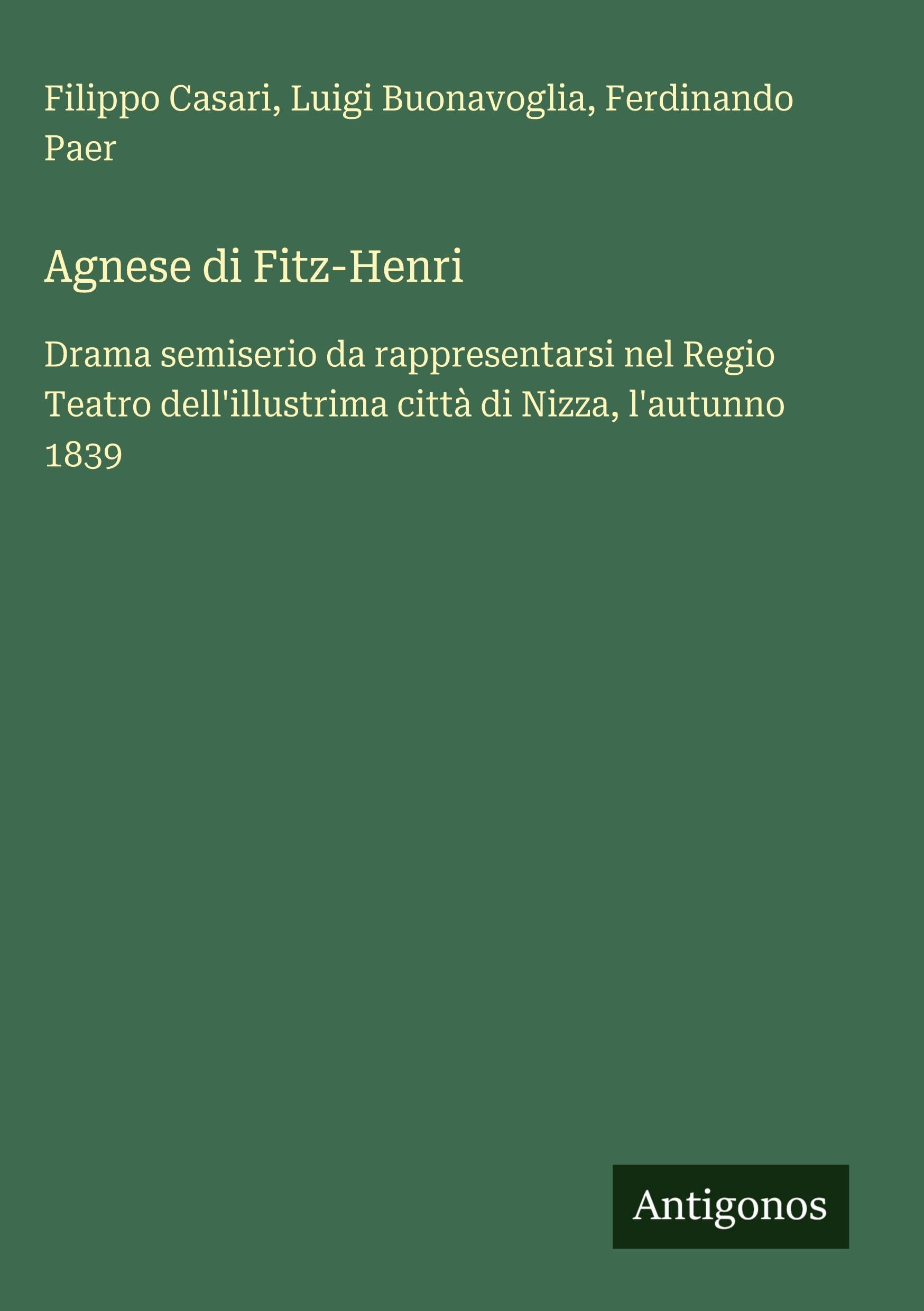 Agnese di Fitz-Henri Classics