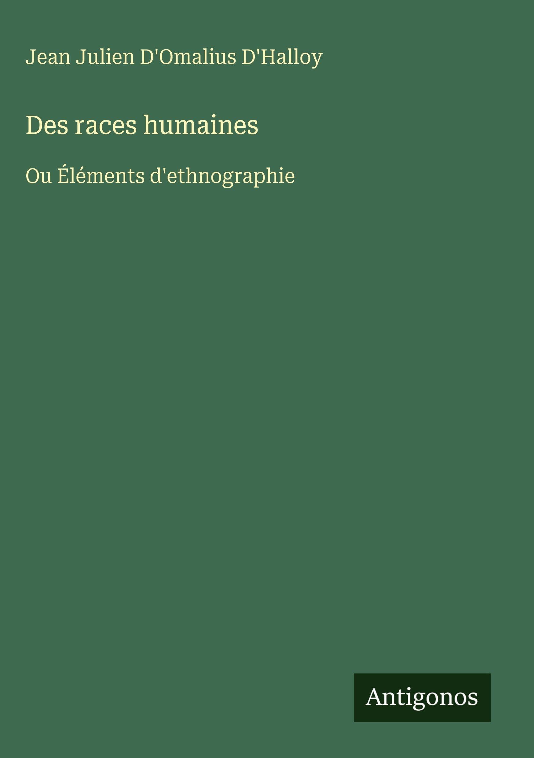 Des races humaines Classics