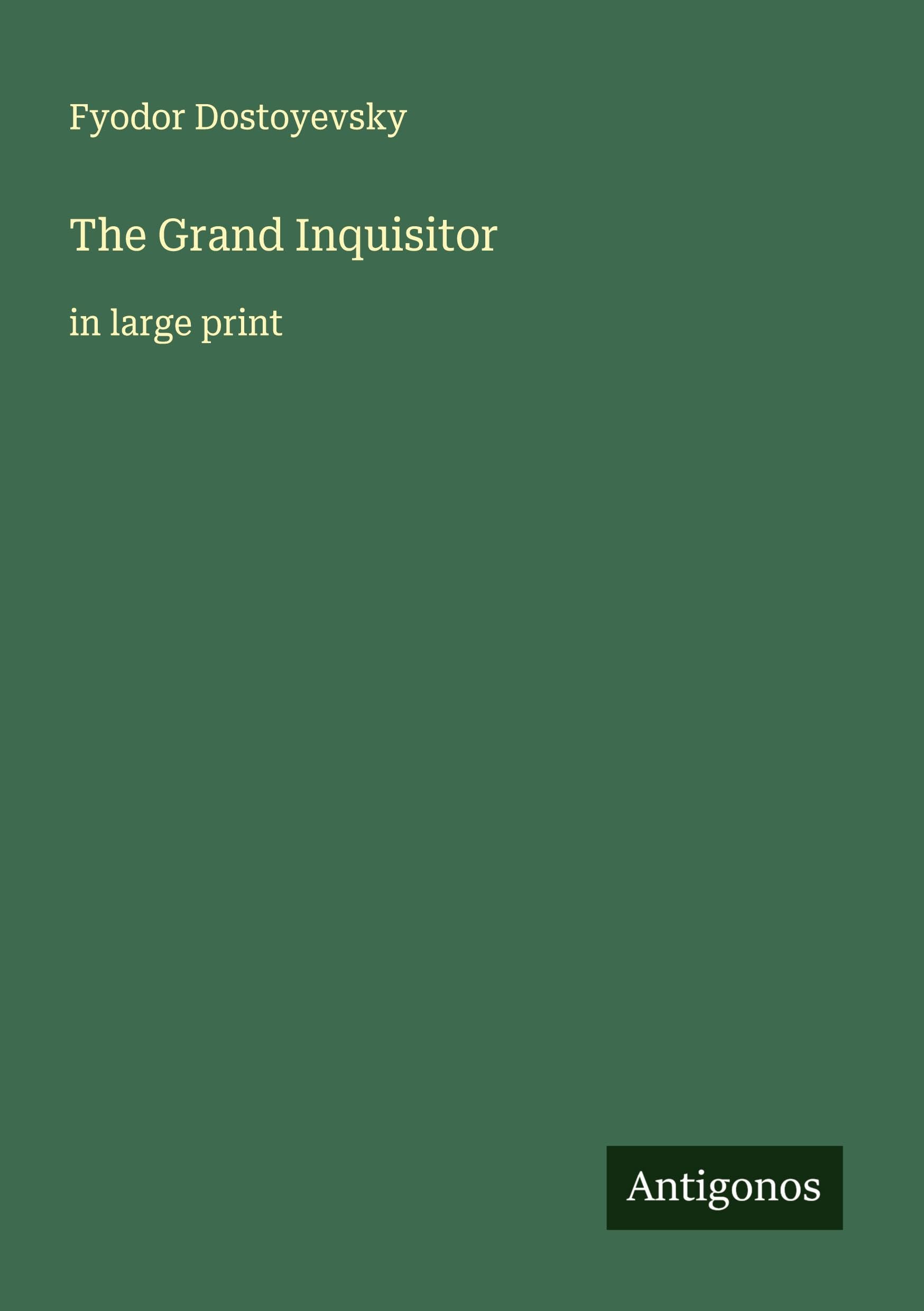 The Grand Inquisitor book