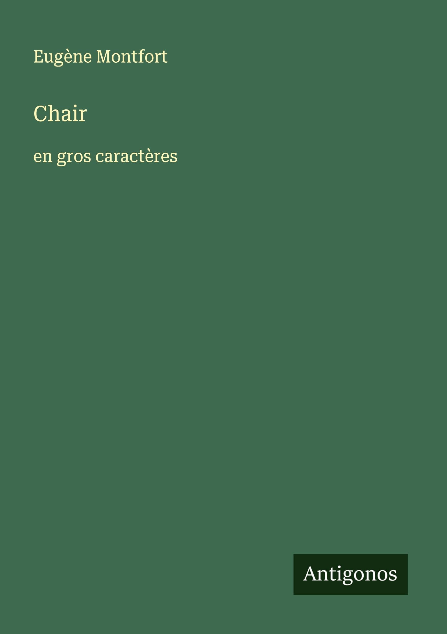 Chair: en gros caractères Classics