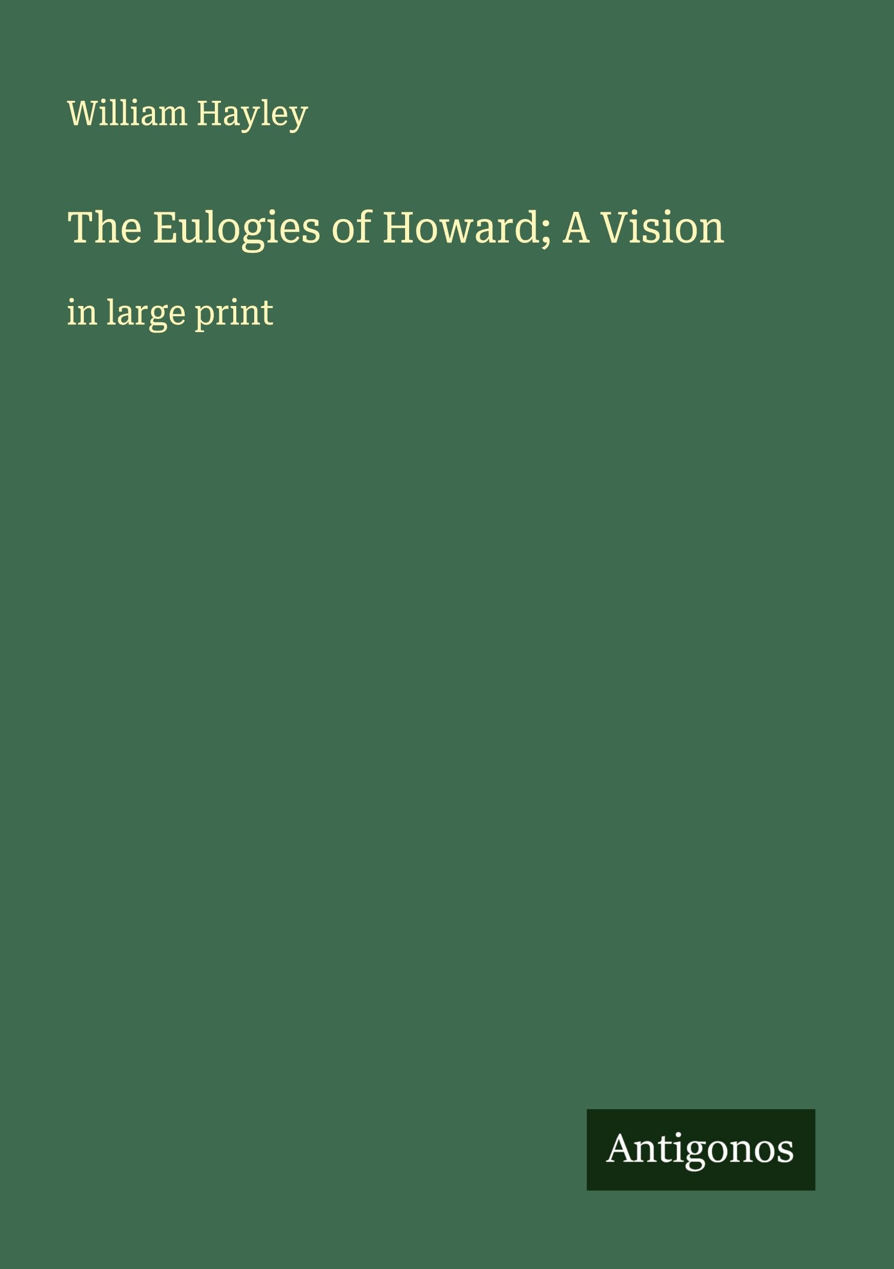 The Eulogies of Howard; A Vision Classics