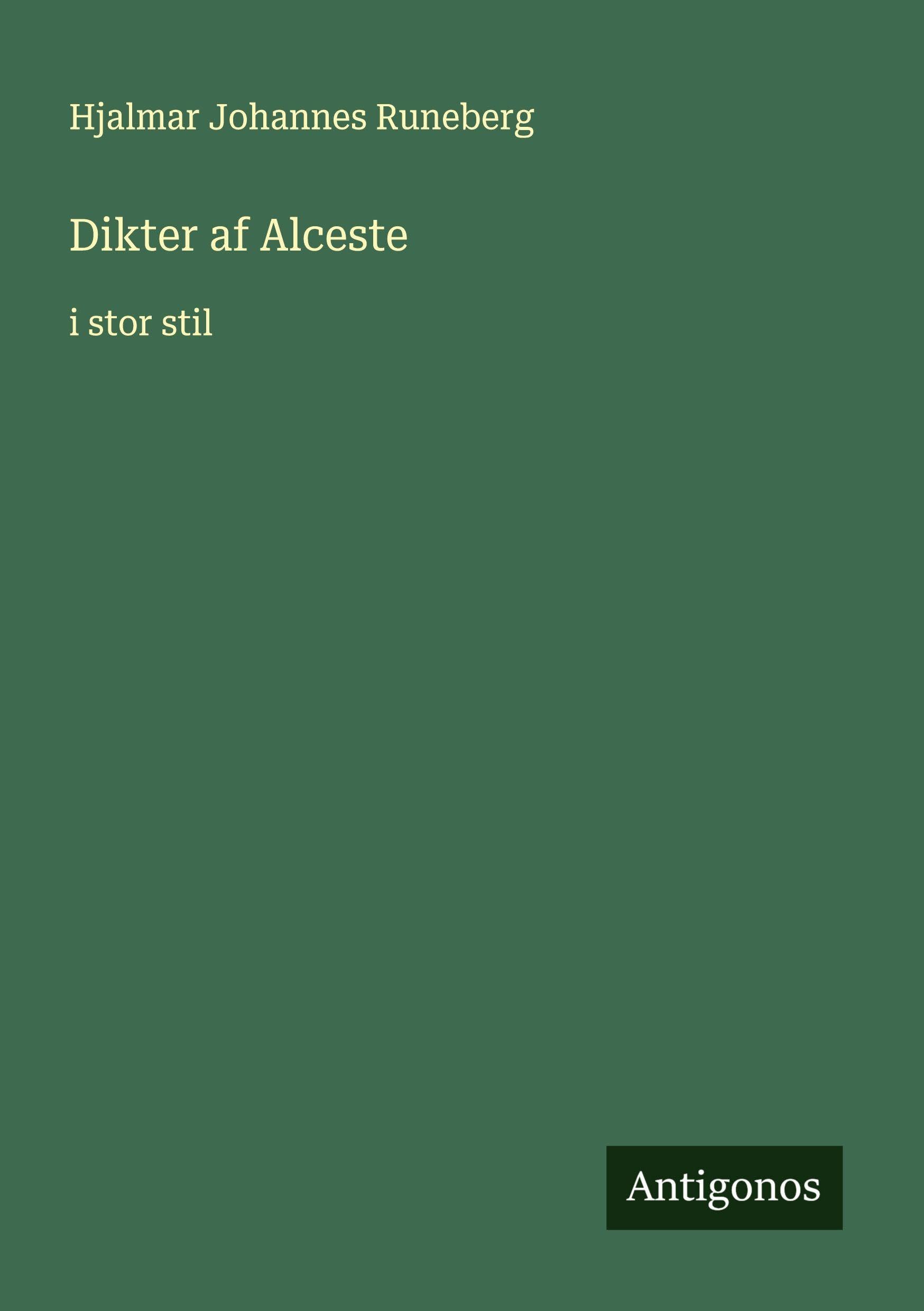 Dikter af Alceste Classics